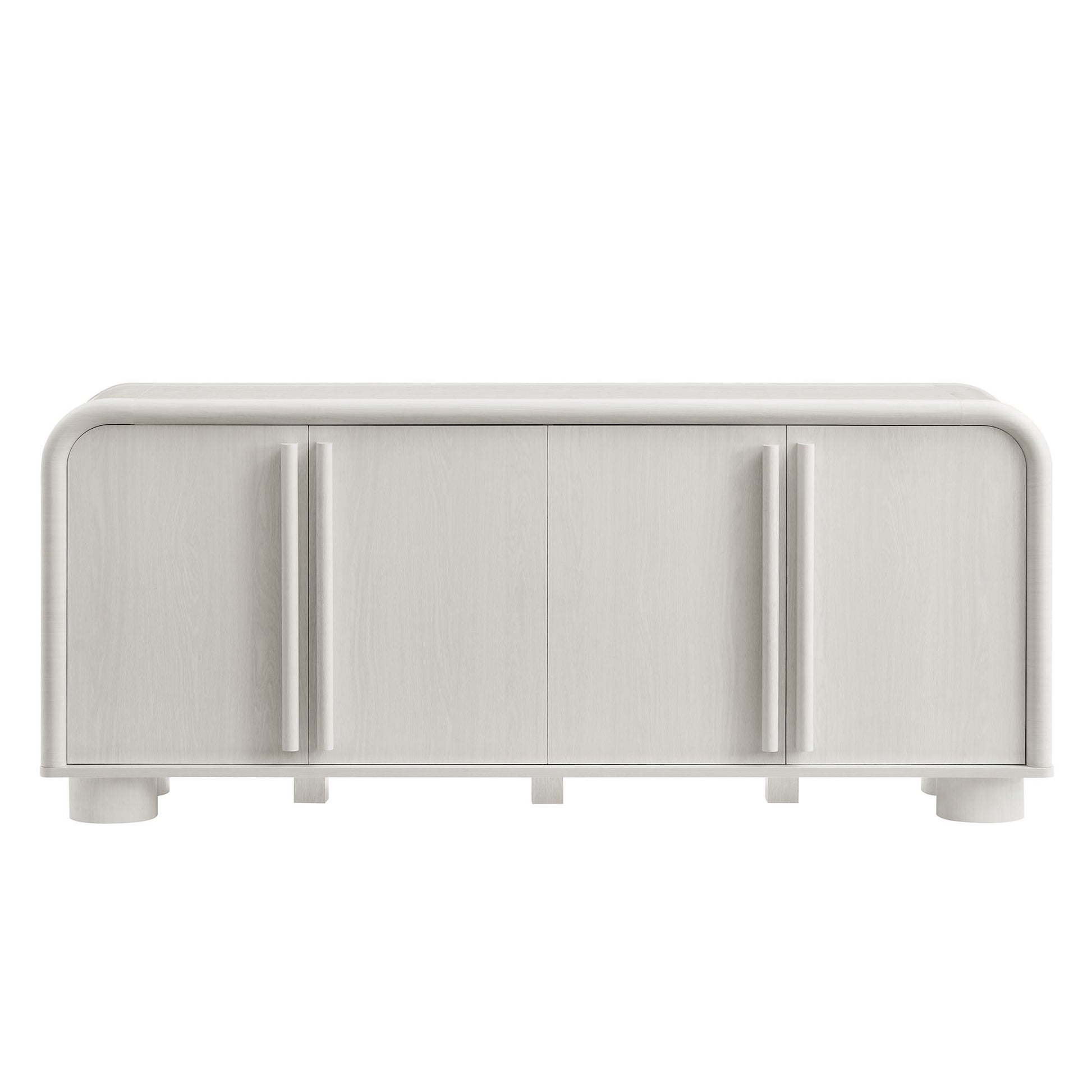 Bellamy Curved 4-Door Sideboard Cabinet