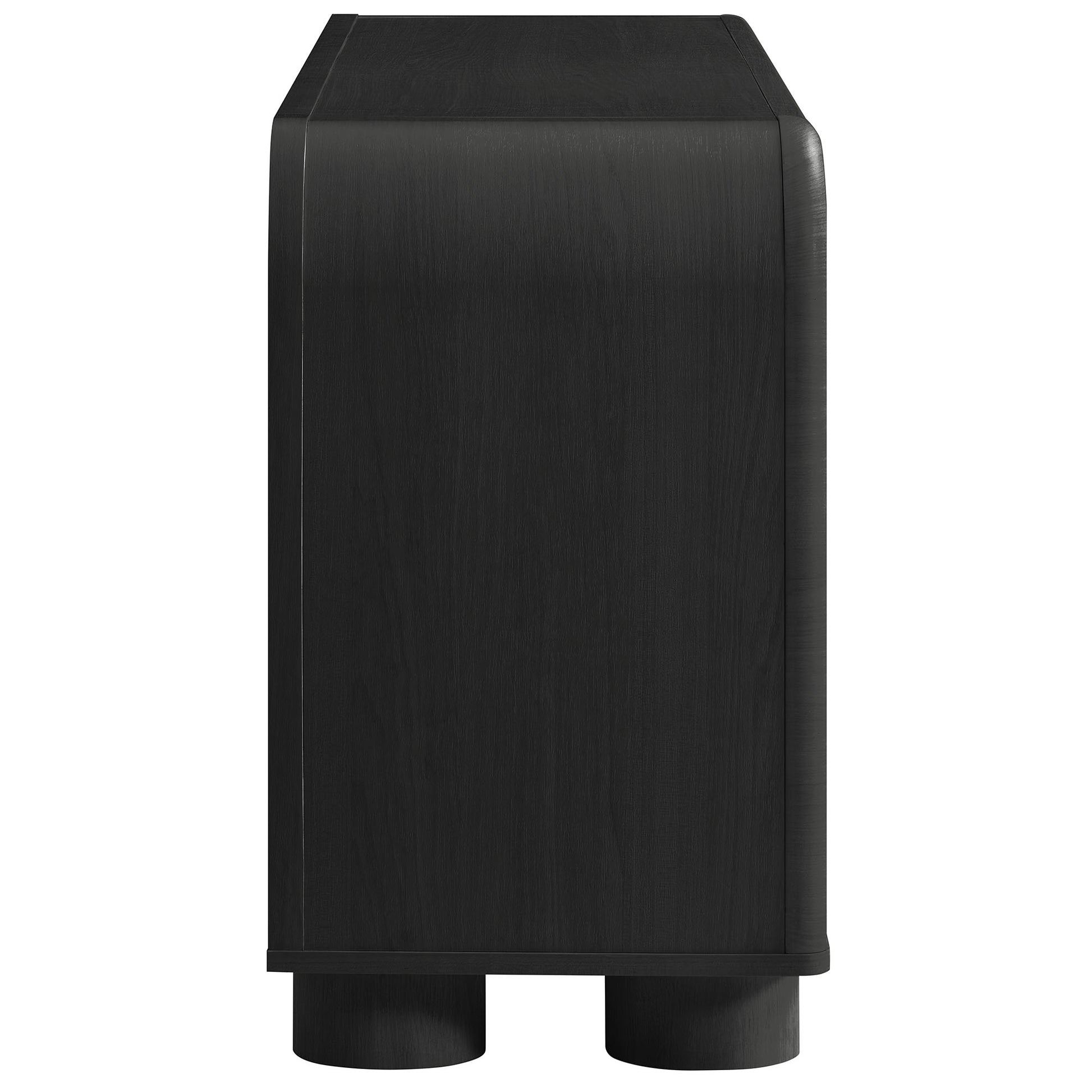 Bellamy Curved 4-Door Sideboard Cabinet