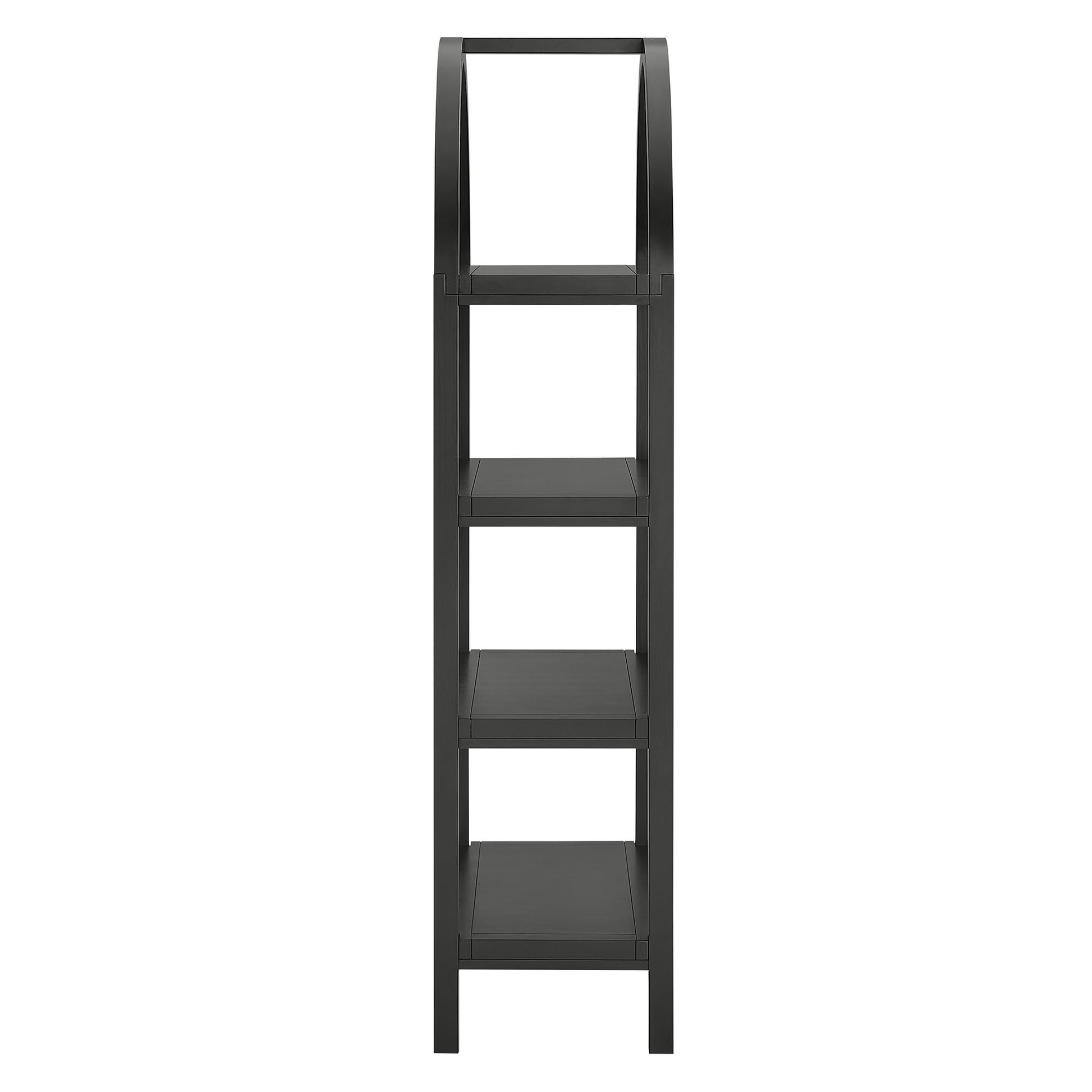 Vexley 60 Inch Arched Bookshelf