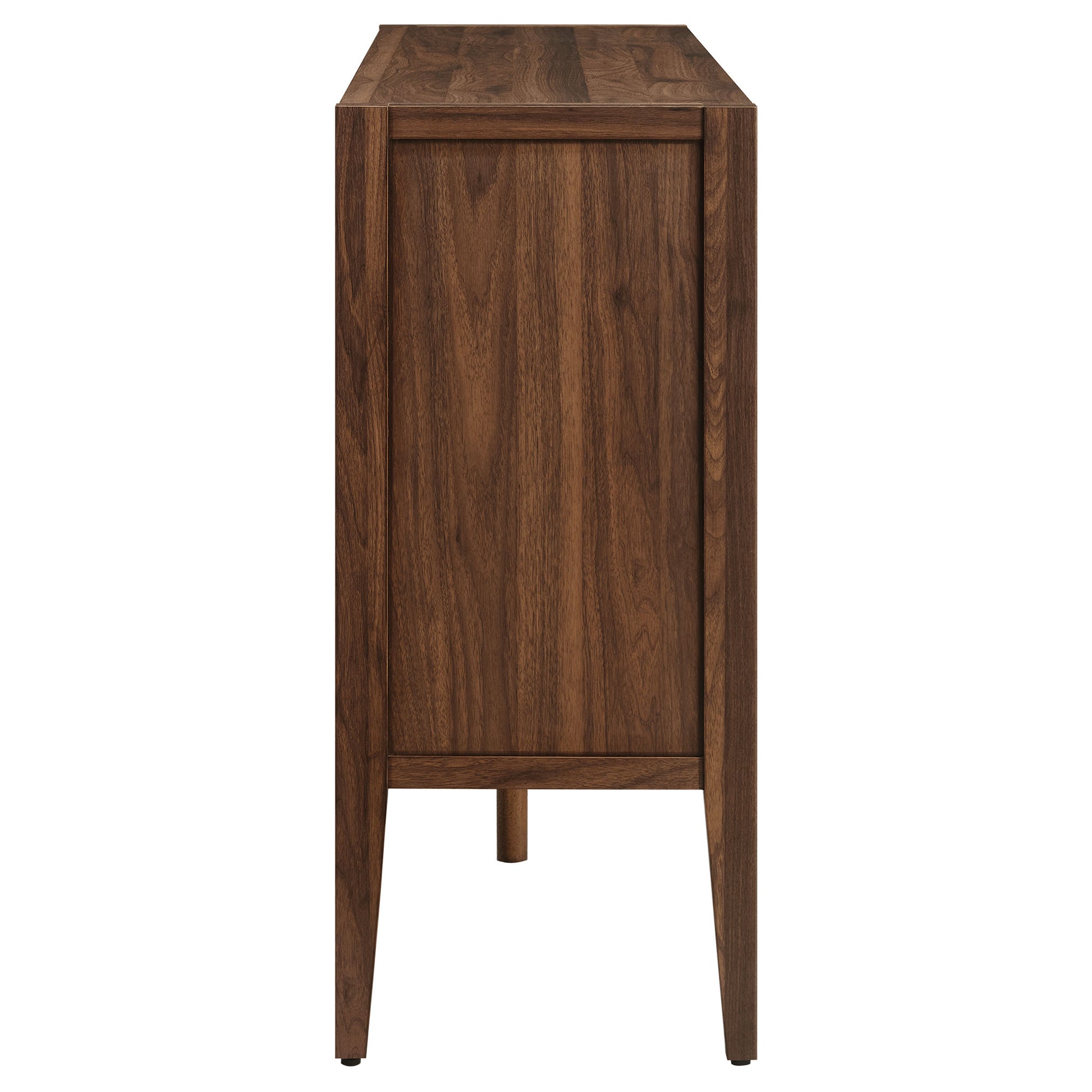 Nell 72" Glass Door Sideboard Storage Display Cabinet