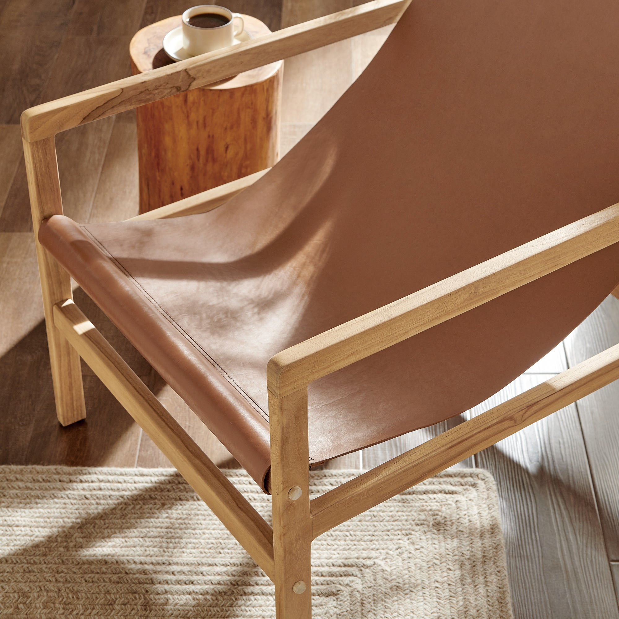 Sonora Leather Sling Chair