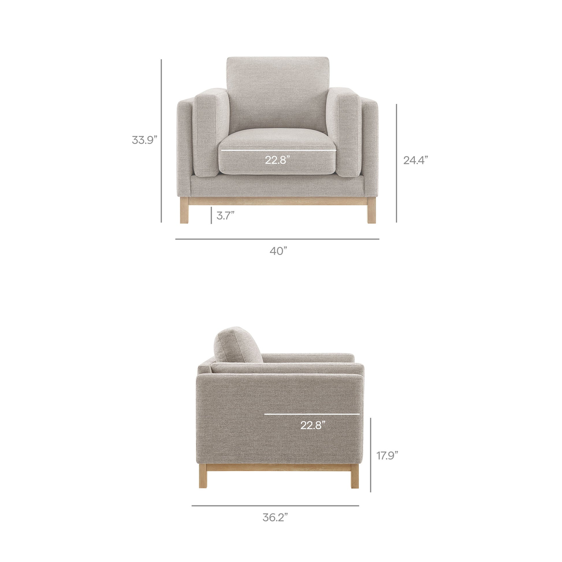 Roscoe Fabric Armchair