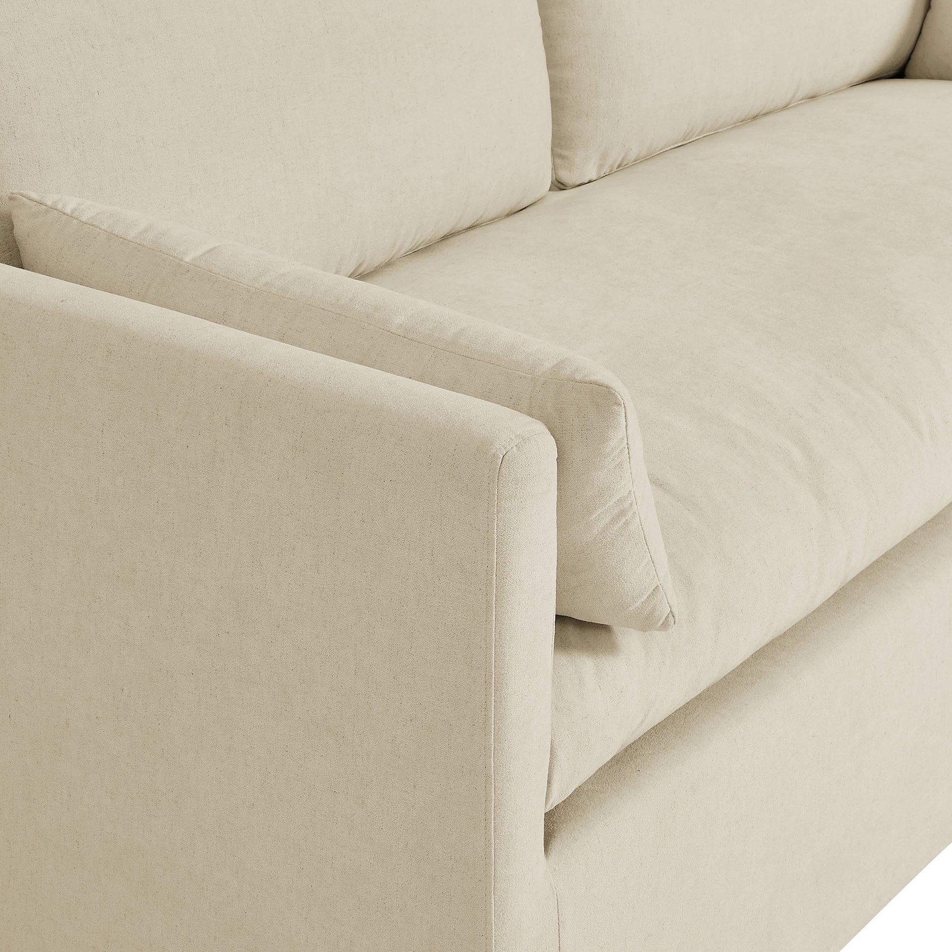 Wellfleet Slipcovered Linen-Blend Loveseat