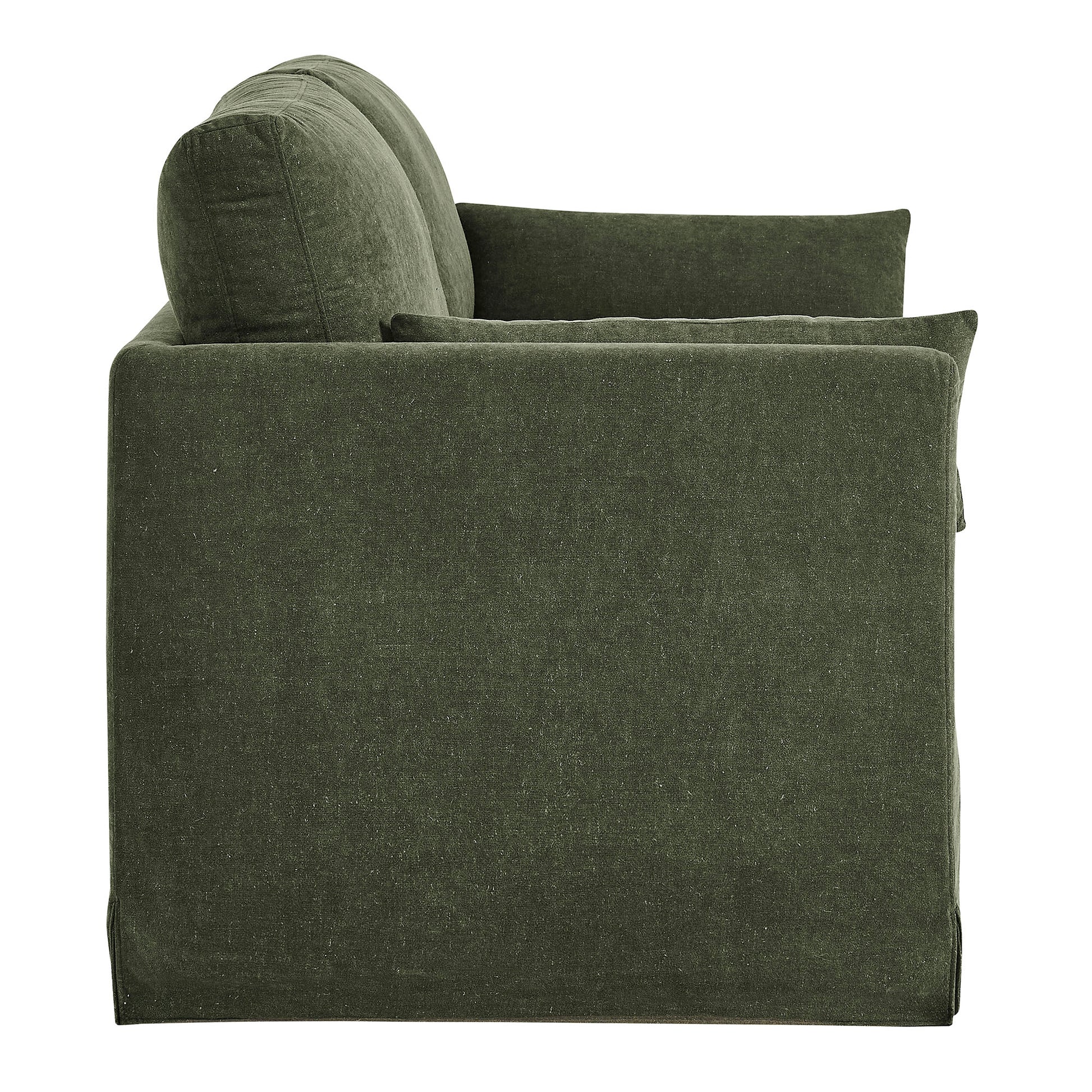 Wellfleet Slipcovered Linen-Blend Loveseat