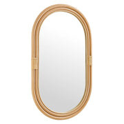 Corsica Oval Rattan Wall Mirror - Natural