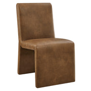 Emory Vegan Leather Dining Side Chair - Canyon