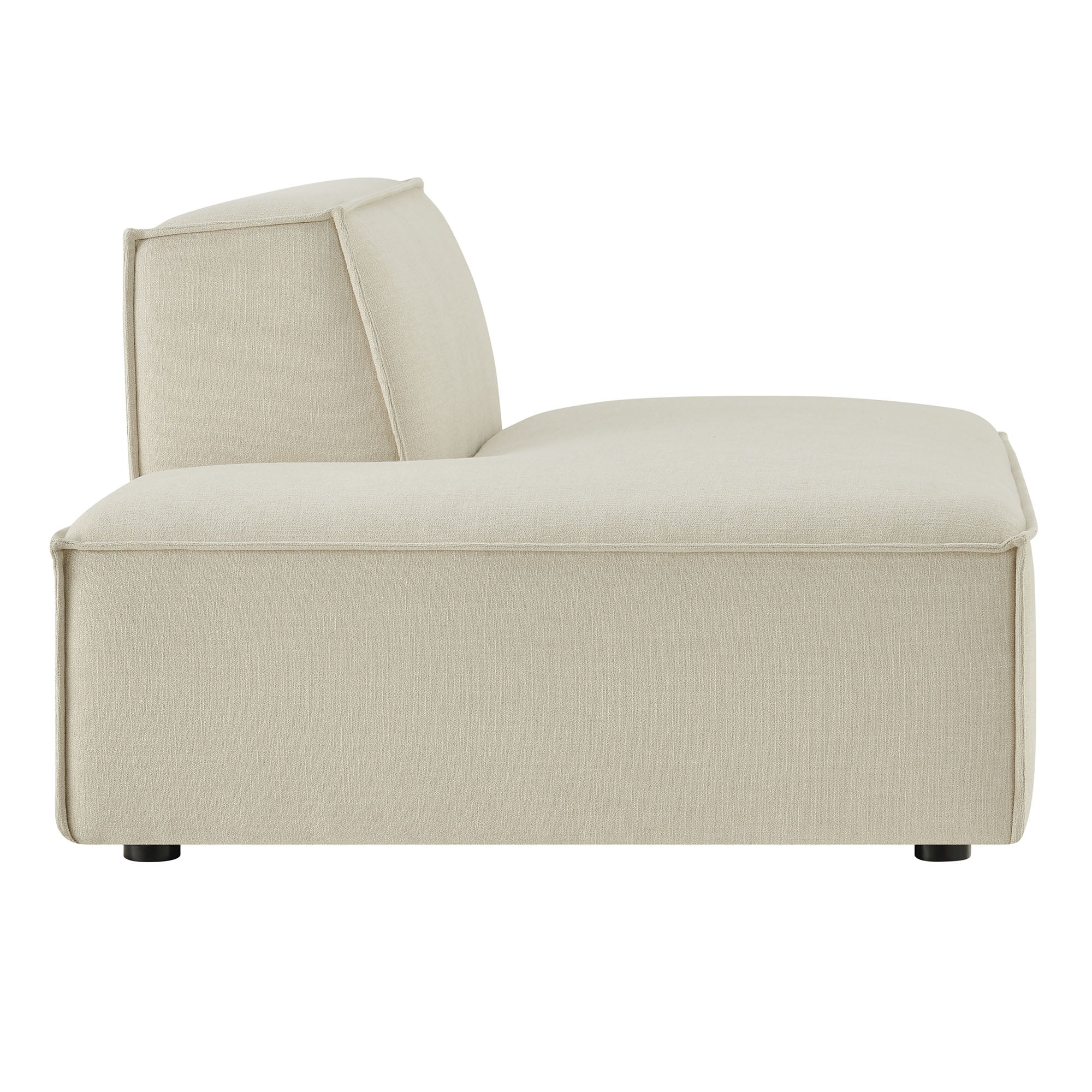 Restore Performance Fabric Upholstered Left-Facing Armless Modular Chaise - Sky