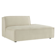 Restore Performance Fabric Upholstered Right-Facing Armless Modular Chaise - Ecru