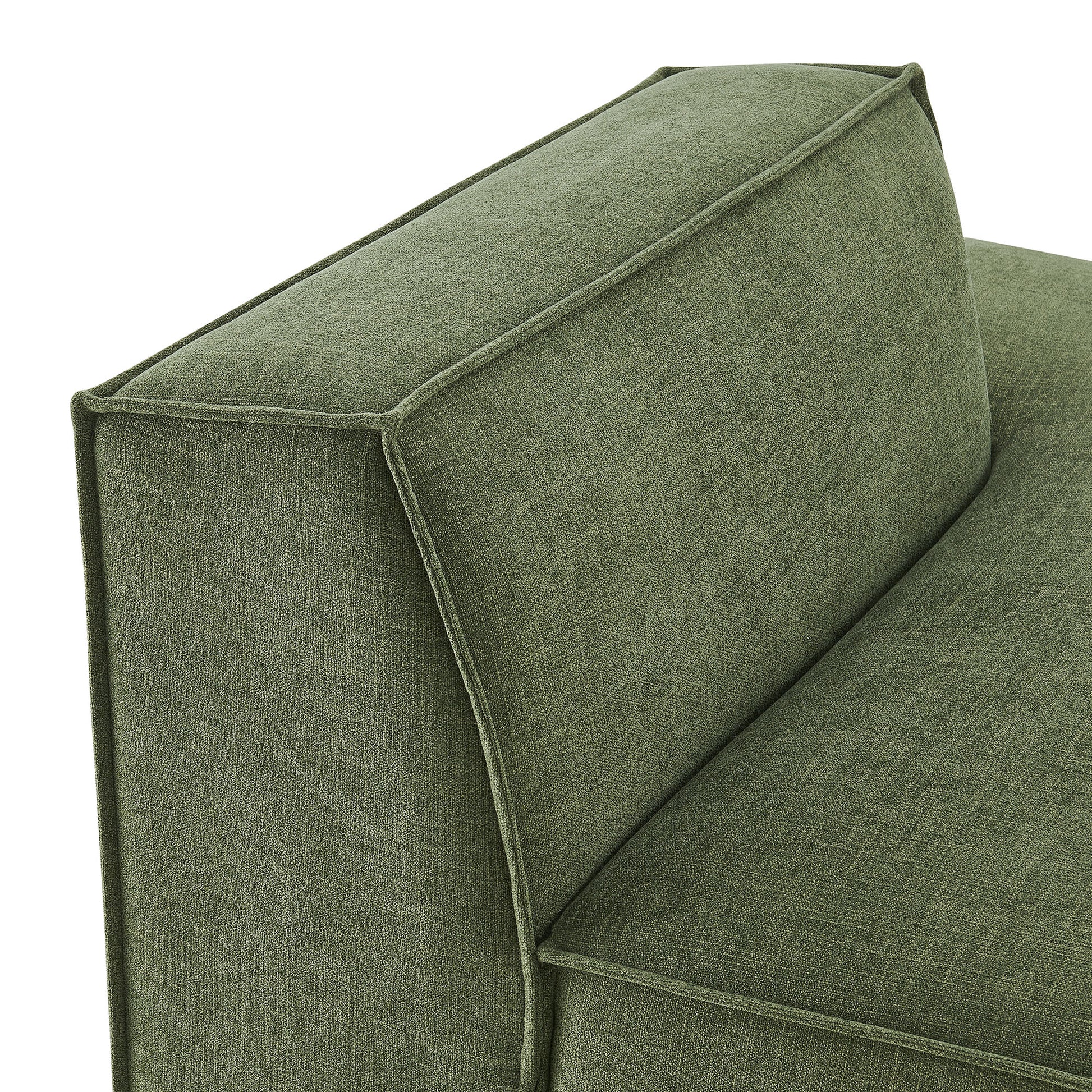 Restore Performance Fabric Upholstered Right-Facing Armless Modular Chaise