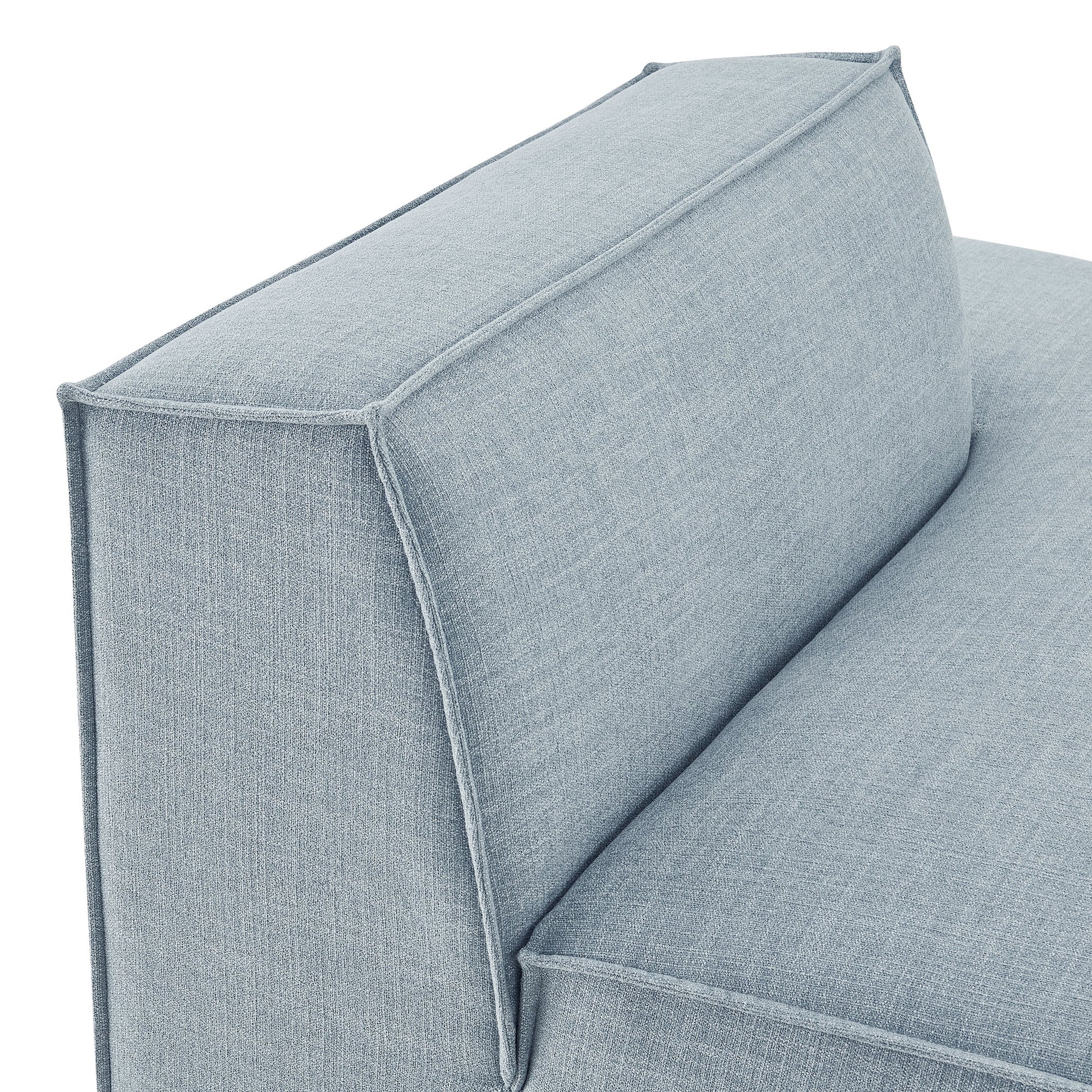 Restore Performance Fabric Upholstered Right-Facing Armless Modular Chaise