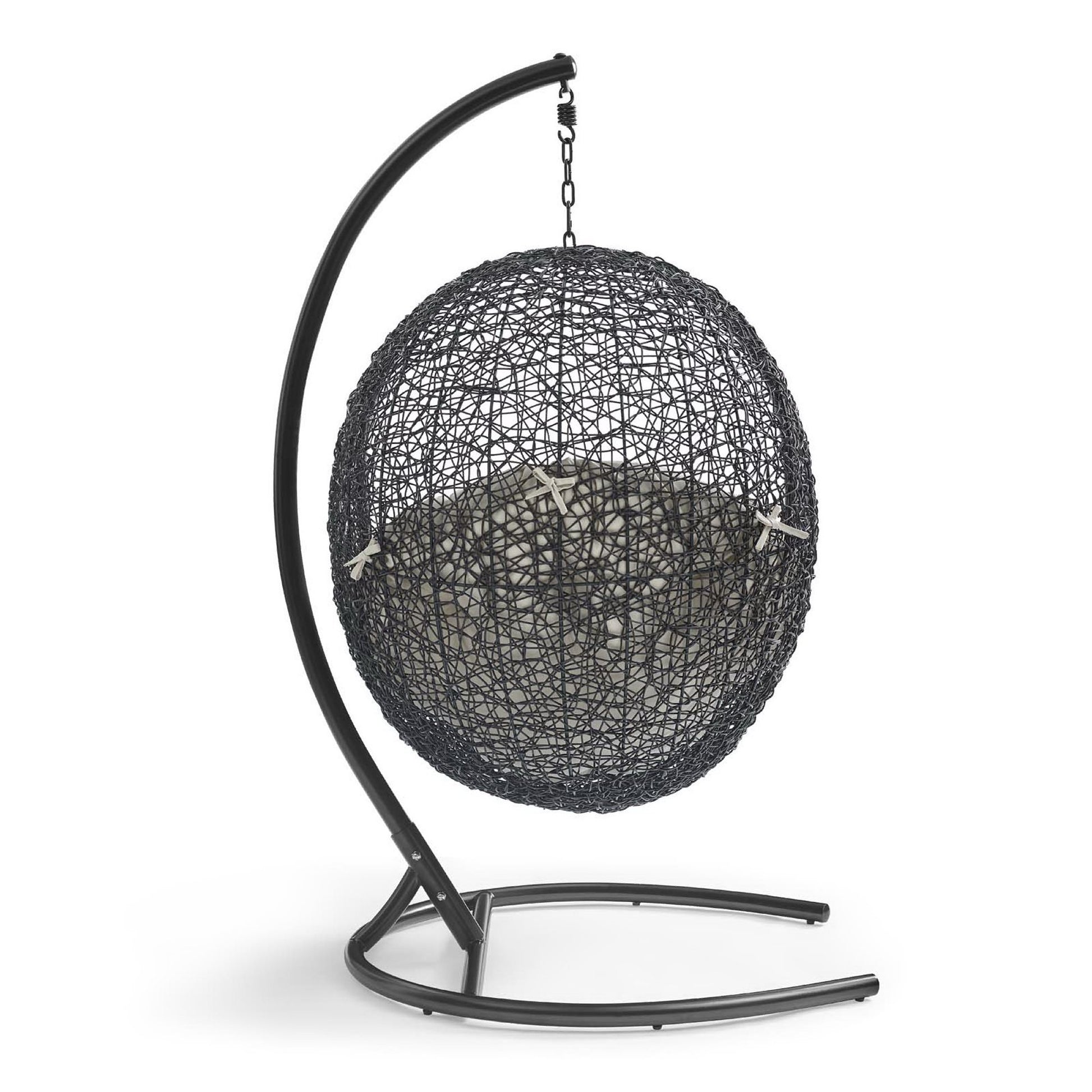 Encase Swing Outdoor Patio Lounge Chair - Mocha