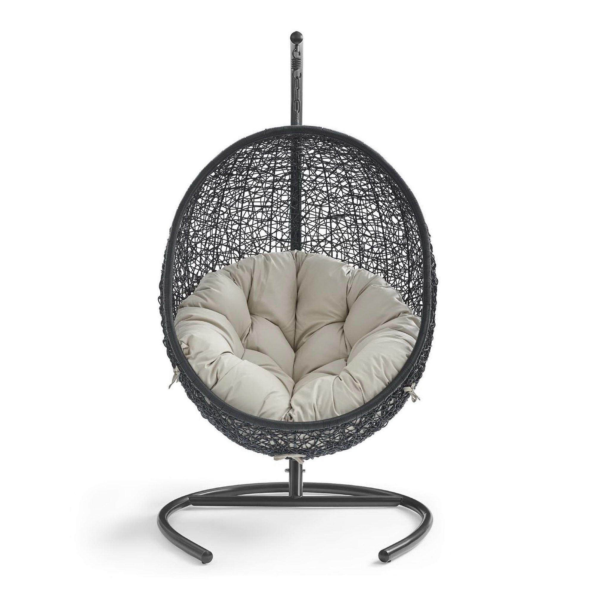 Encase Swing Outdoor Patio Lounge Chair - Navy