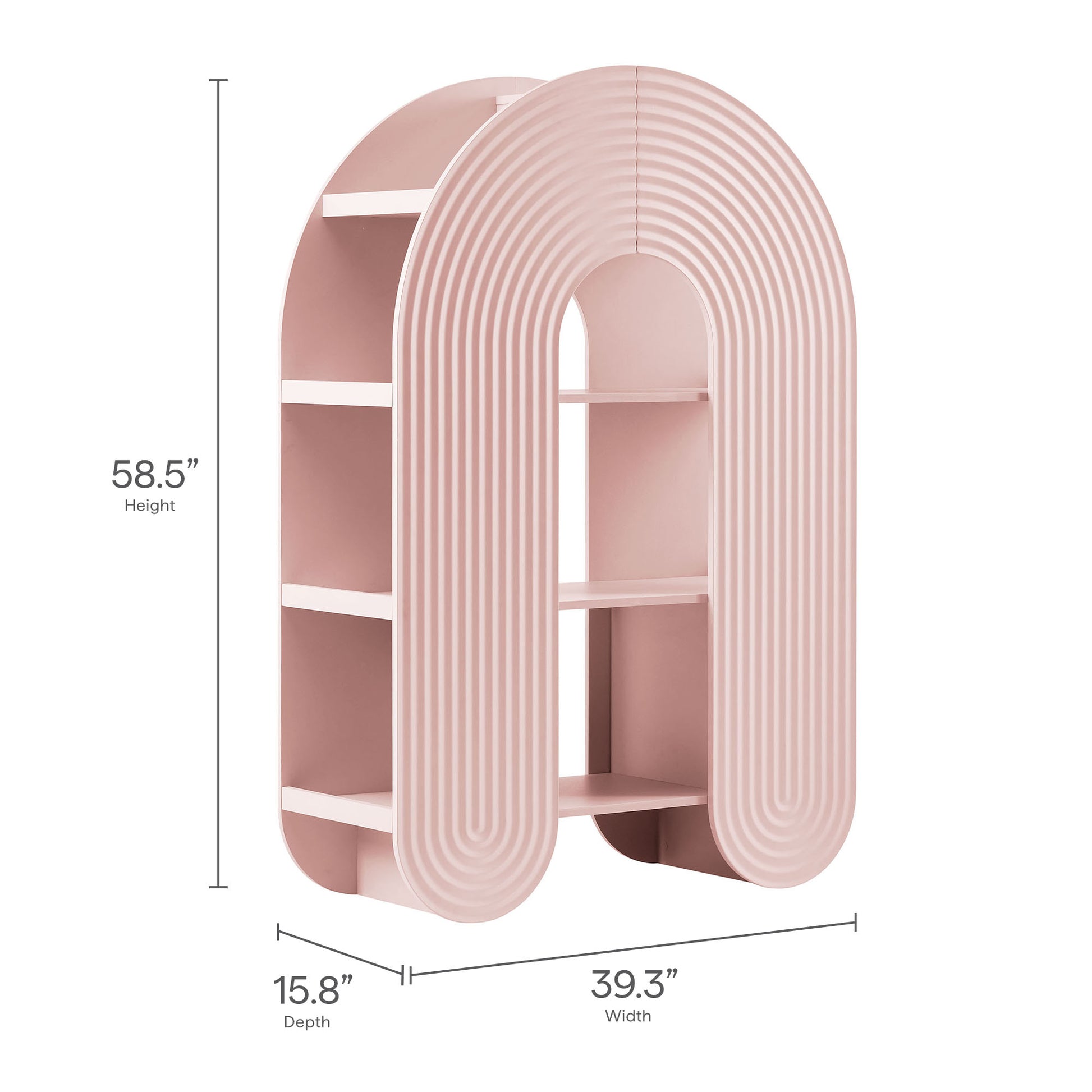 Daydream 58" Arched Bookshelf