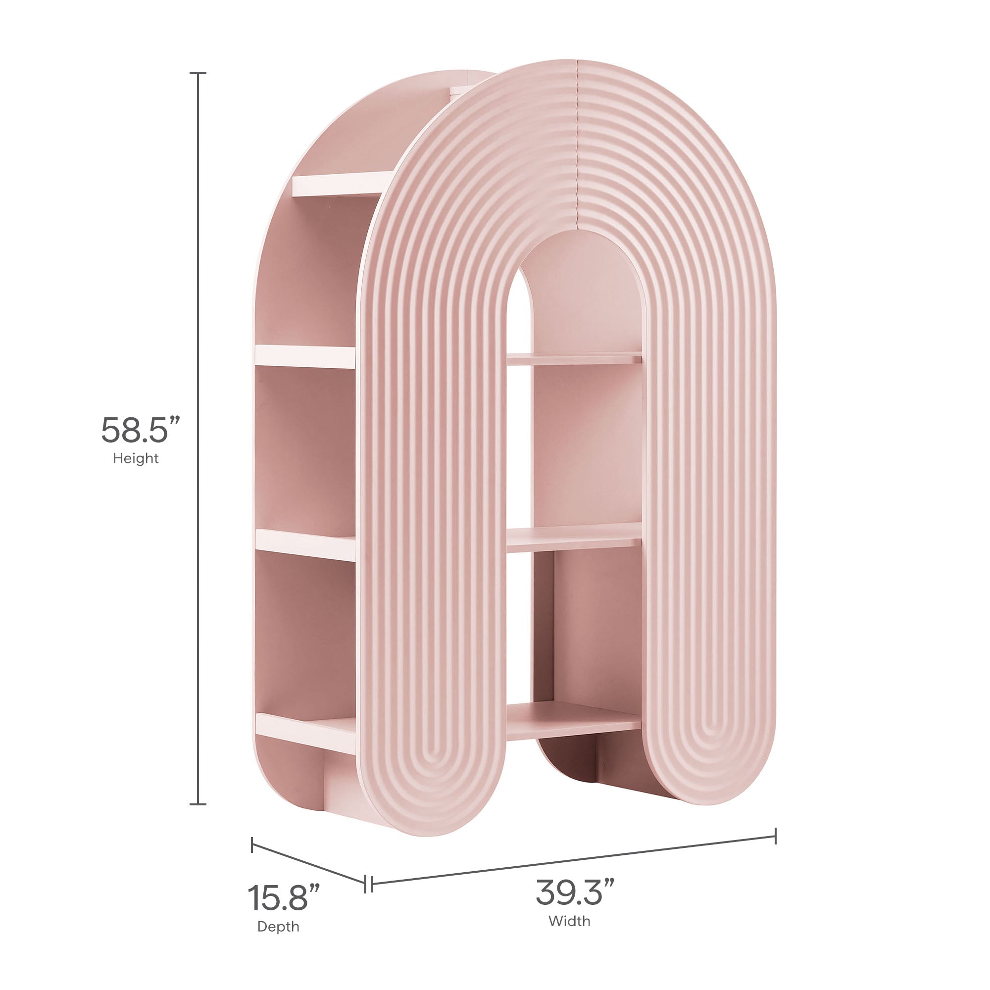 Daydream 58" Arched Bookshelf