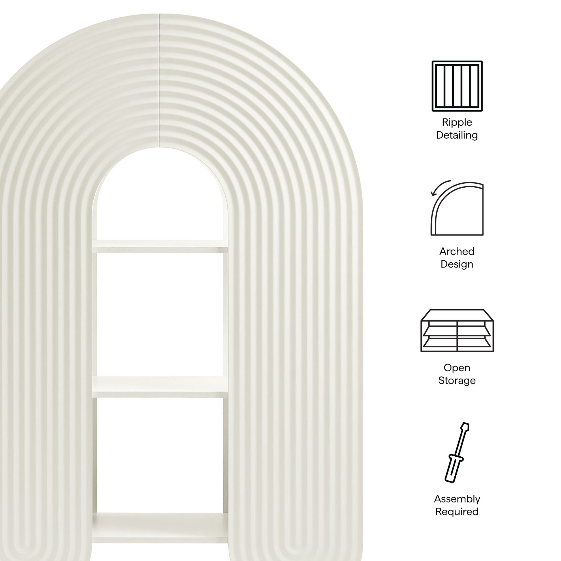 Daydream 58" Arched Bookshelf