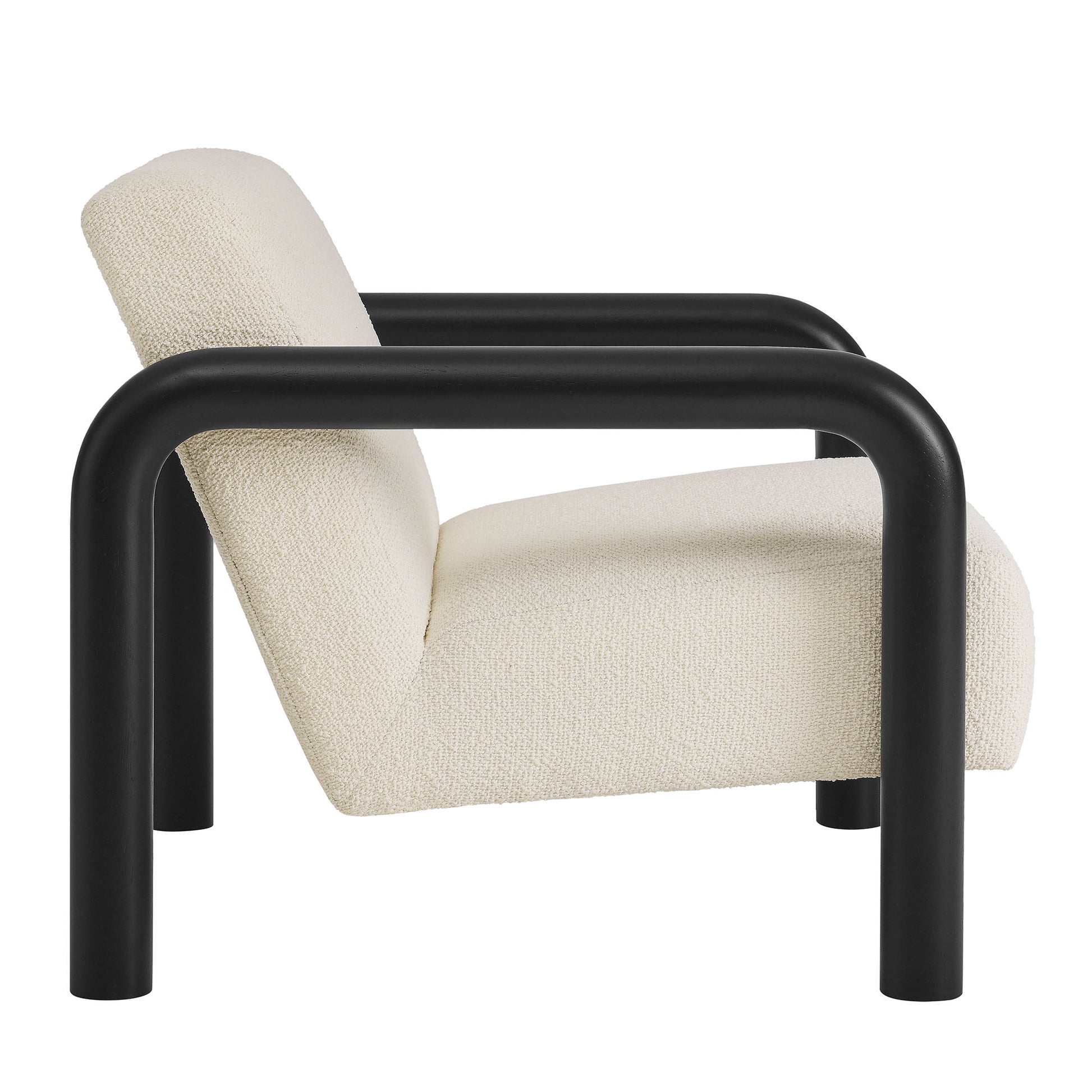 Sereno Boucle Accent Chair - Marble Oak