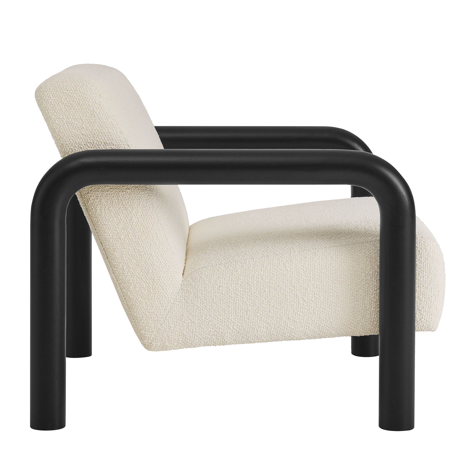 Sereno Boucle Accent Chair - Marble Oak