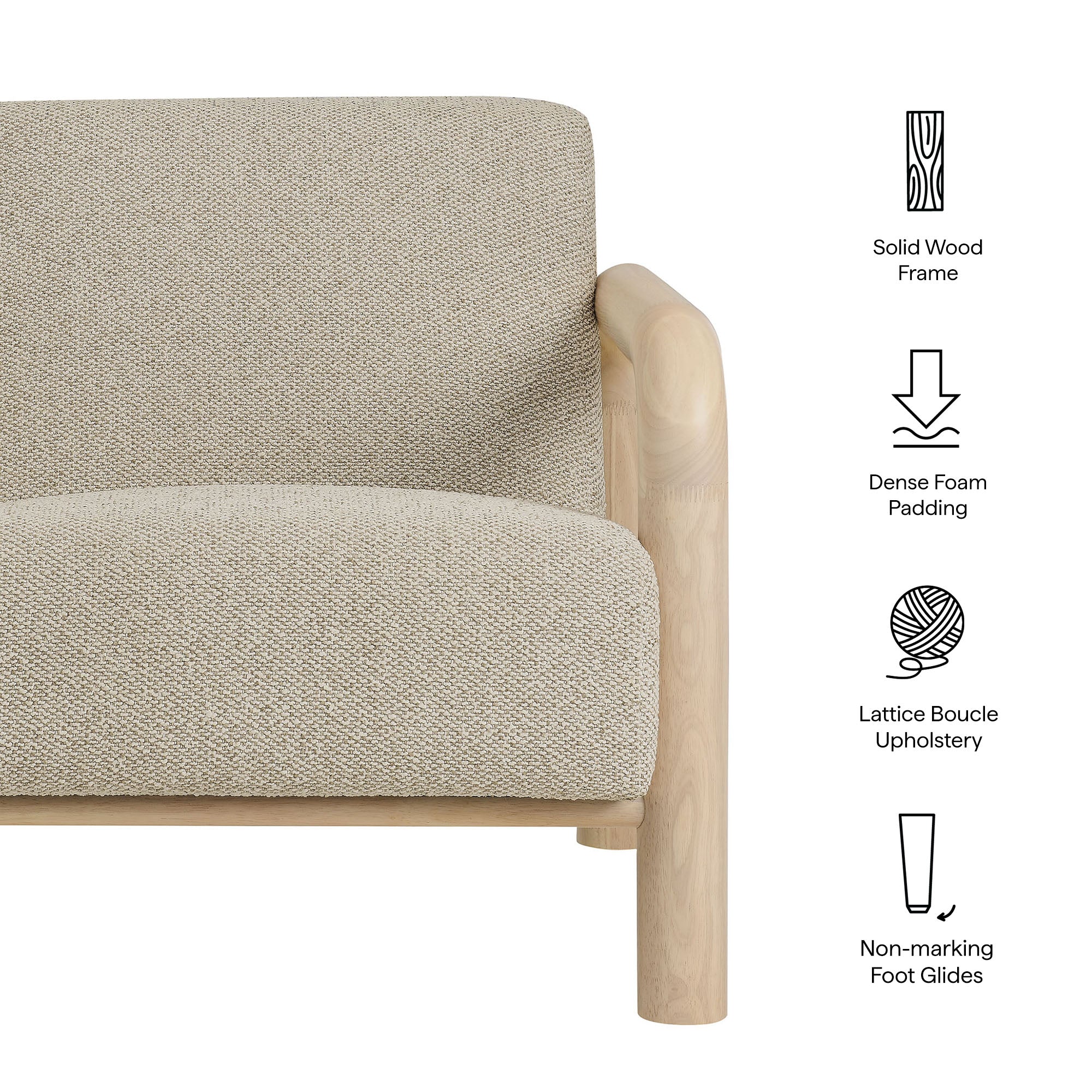 Sereno Boucle Accent Chair