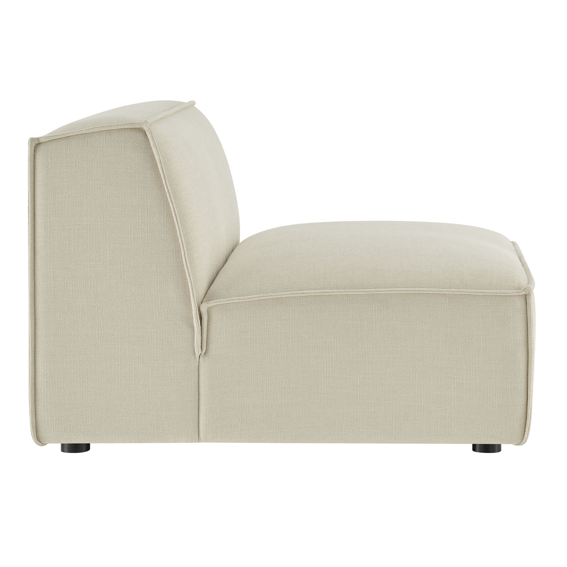 Restore Performance Fabric Upholstered Armless Modular Chair - Sky