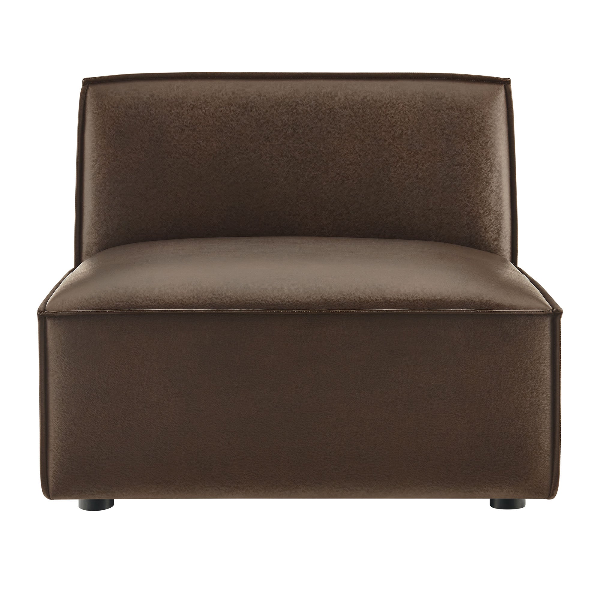 Restore Vegan Leather Armless Modular Chair