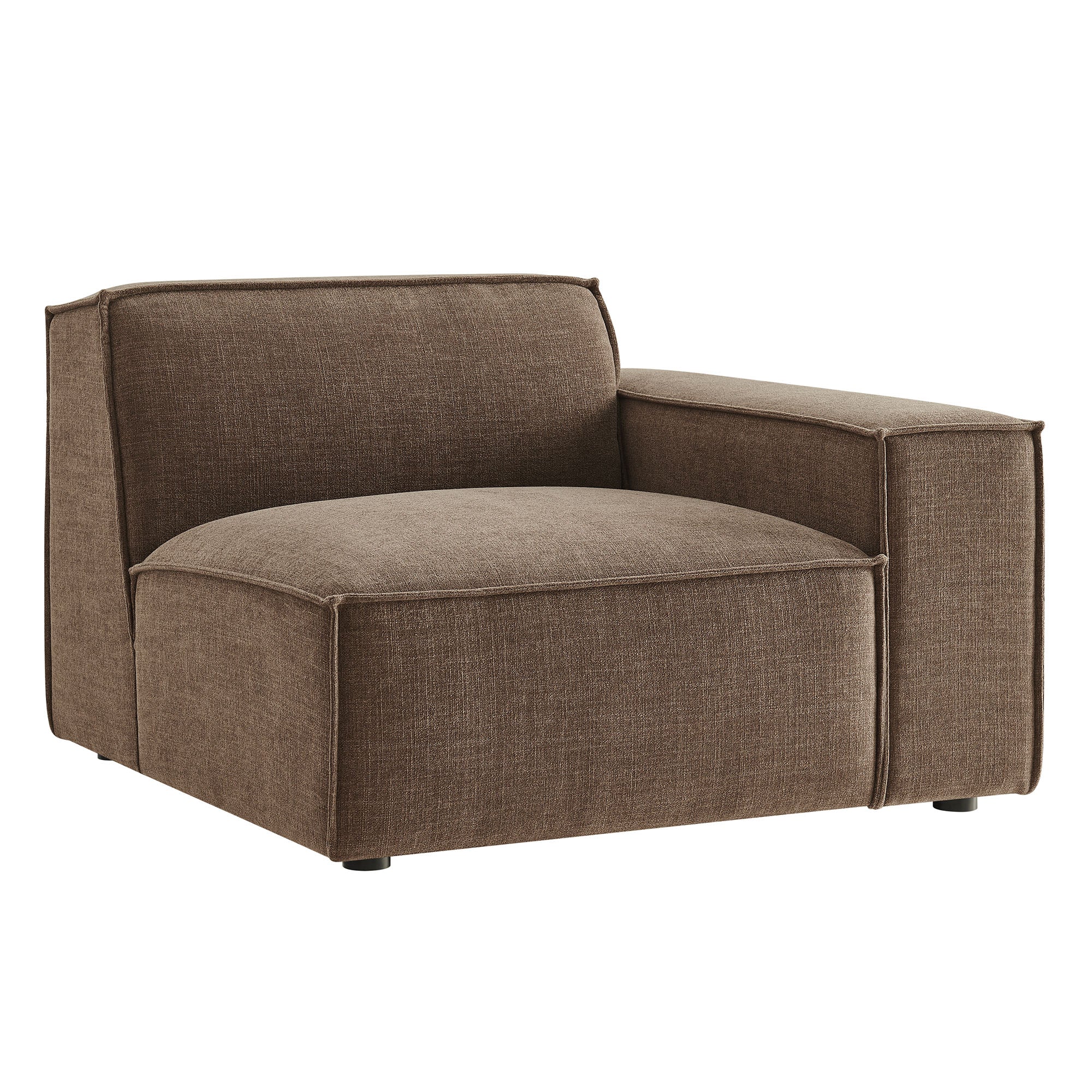 Restore Performance Fabric Upholstered Right-Facing Modular Lounge Chair