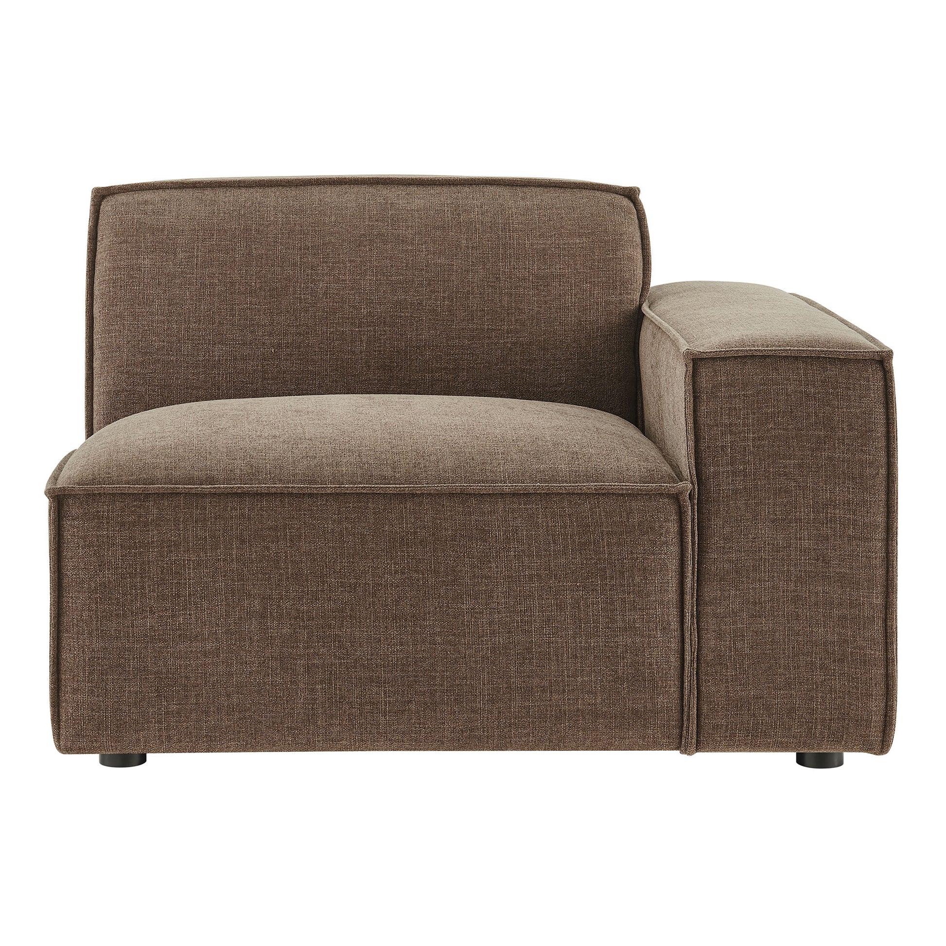 Restore Performance Fabric Upholstered Right-Facing Modular Lounge Chair