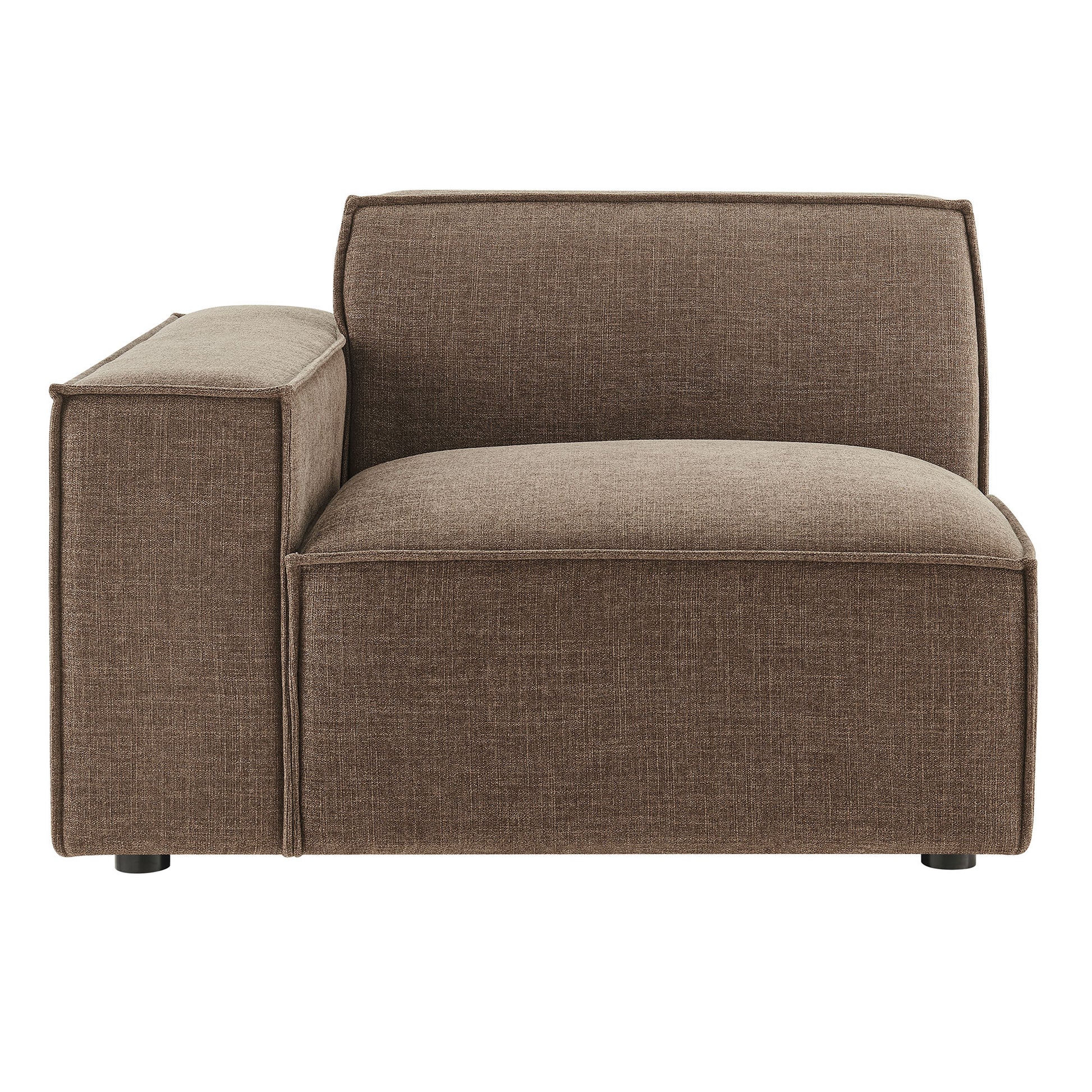 Restore Performance Fabric Upholstered Left-Facing Modular Lounge Chair