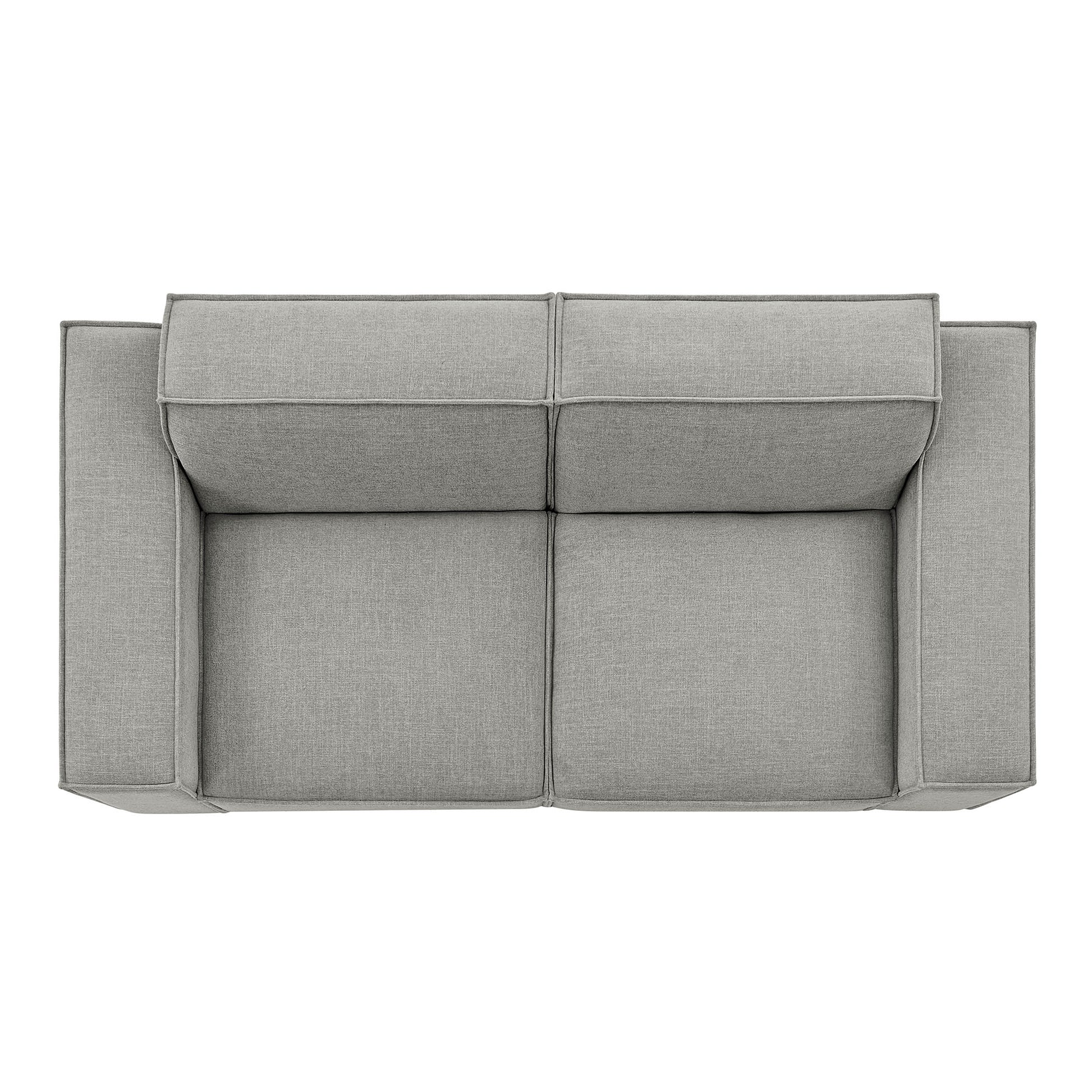 Restore 2-Piece Performance Fabric Upholstered Modular Loveseat