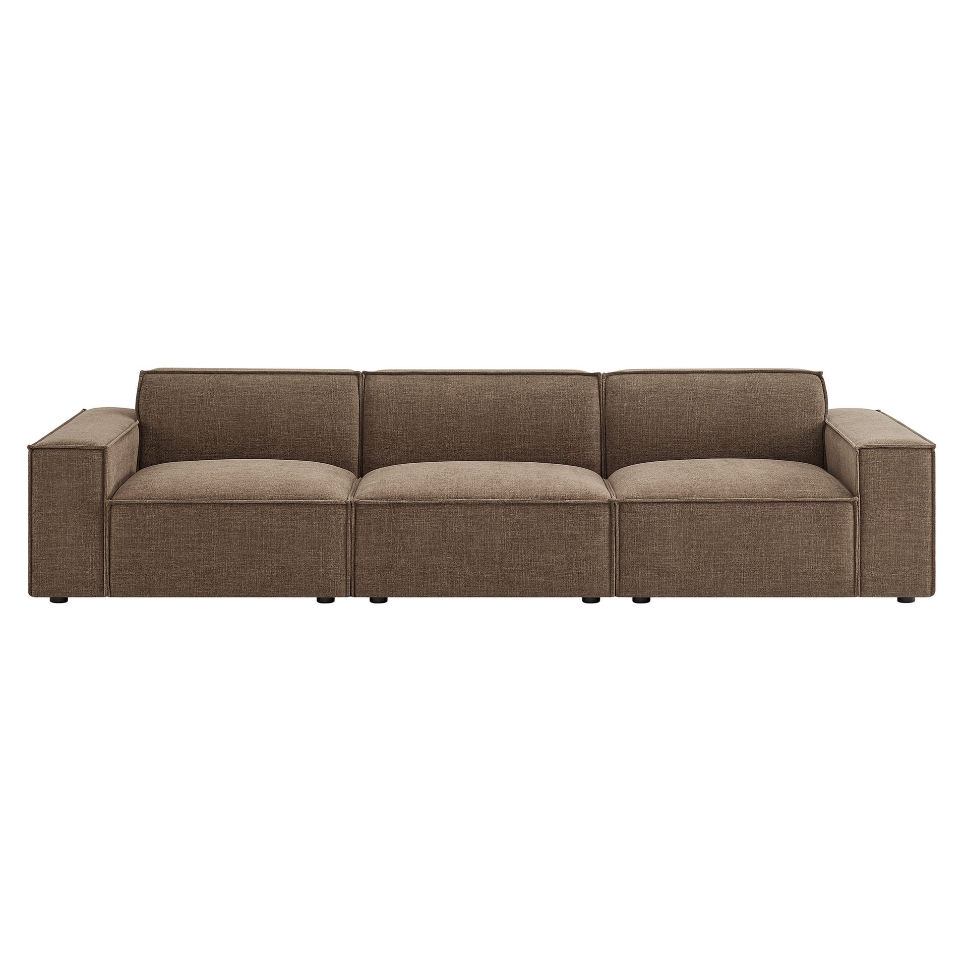 Restore 3-Piece Performance Fabric Upholstered Modular Sofa Set