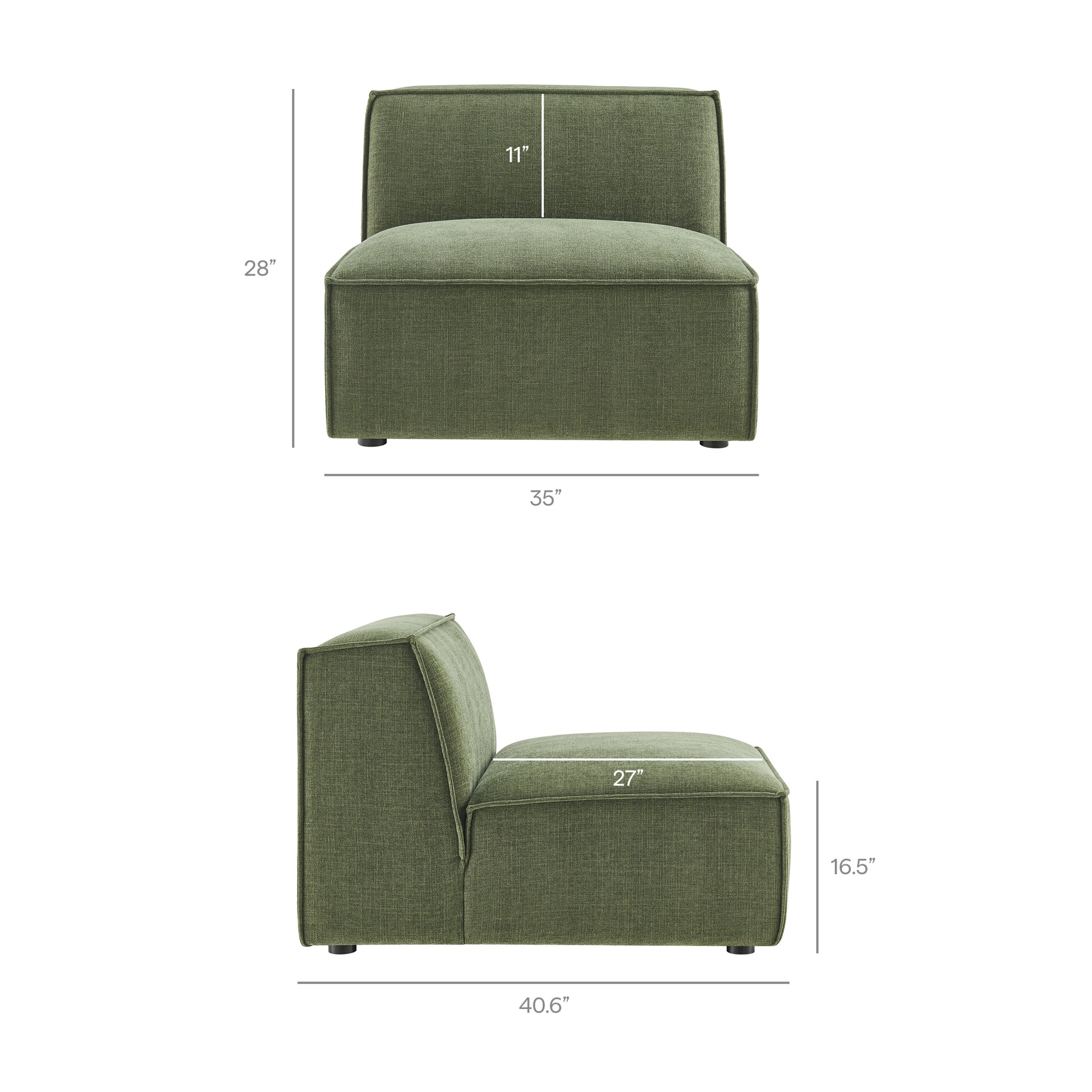 Restore 6-Piece Performance Fabric Upholstered U-Shaped Sectional Sofa