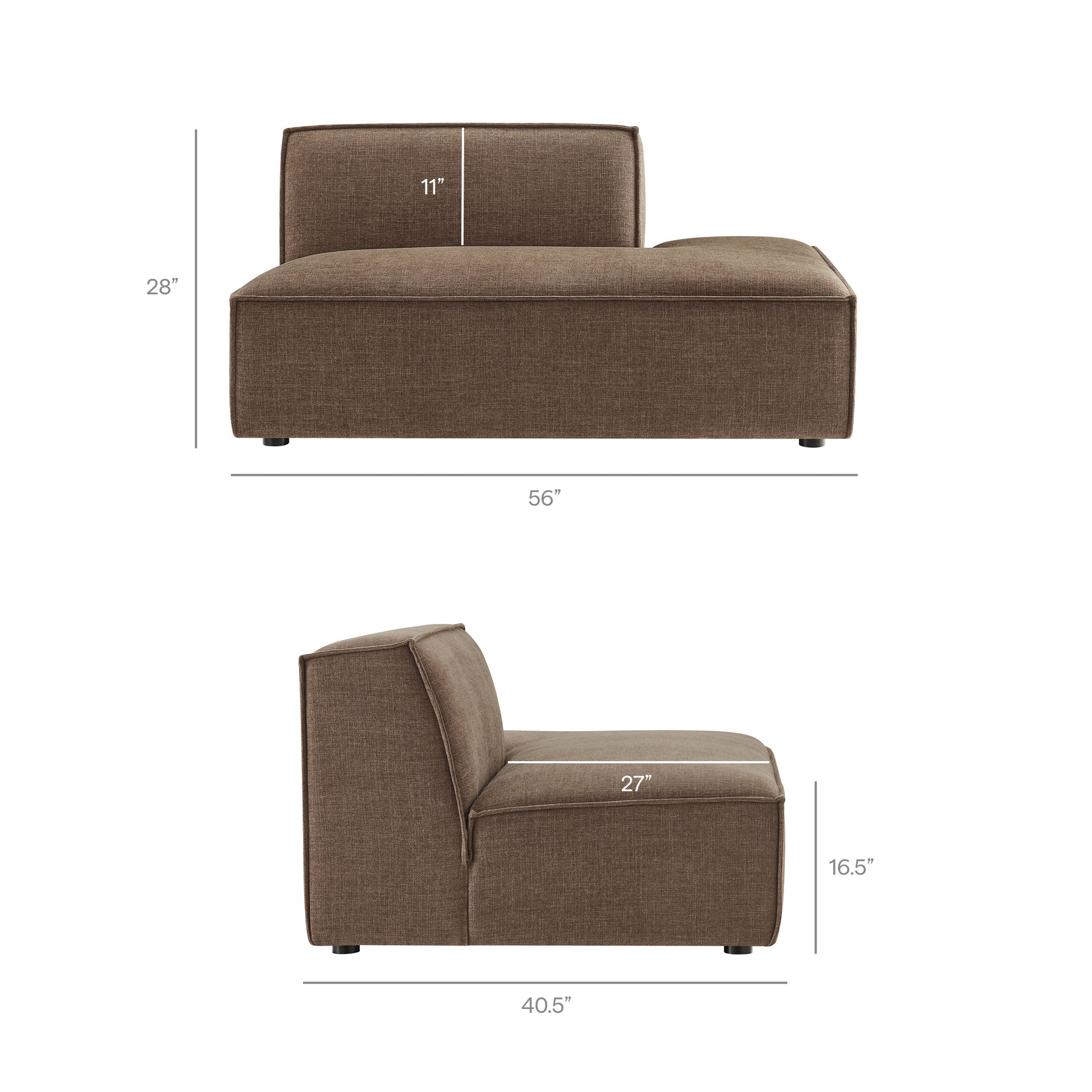 Restore 6-Piece Performance Fabric Upholstered U-Shaped Sectional Sofa