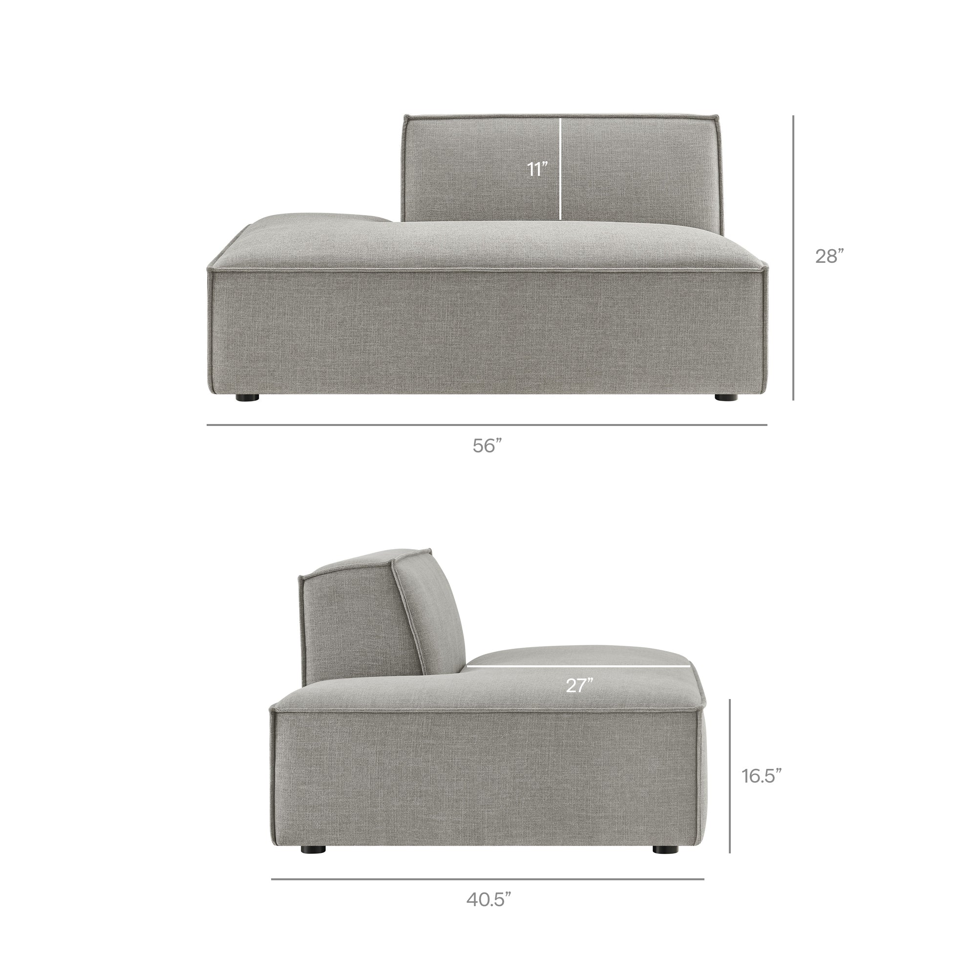 Restore 6-Piece Performance Fabric Upholstered U-Shaped Sectional Sofa