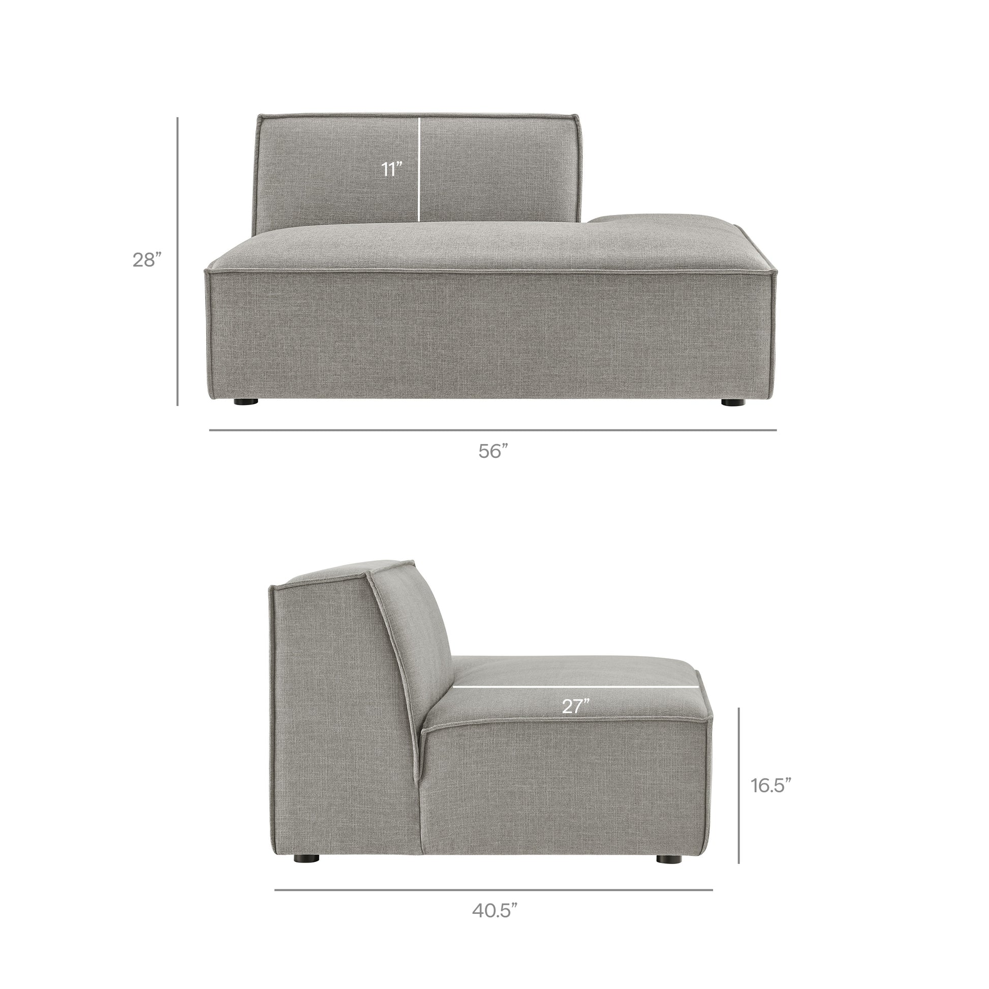 Restore 6-Piece Performance Fabric Upholstered U-Shaped Sectional Sofa