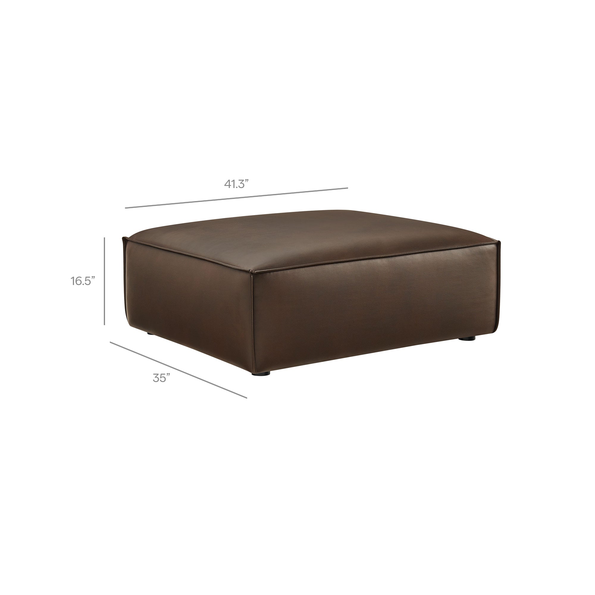 Restore 6-Piece Vegan Leather Modular Sectional Sofa