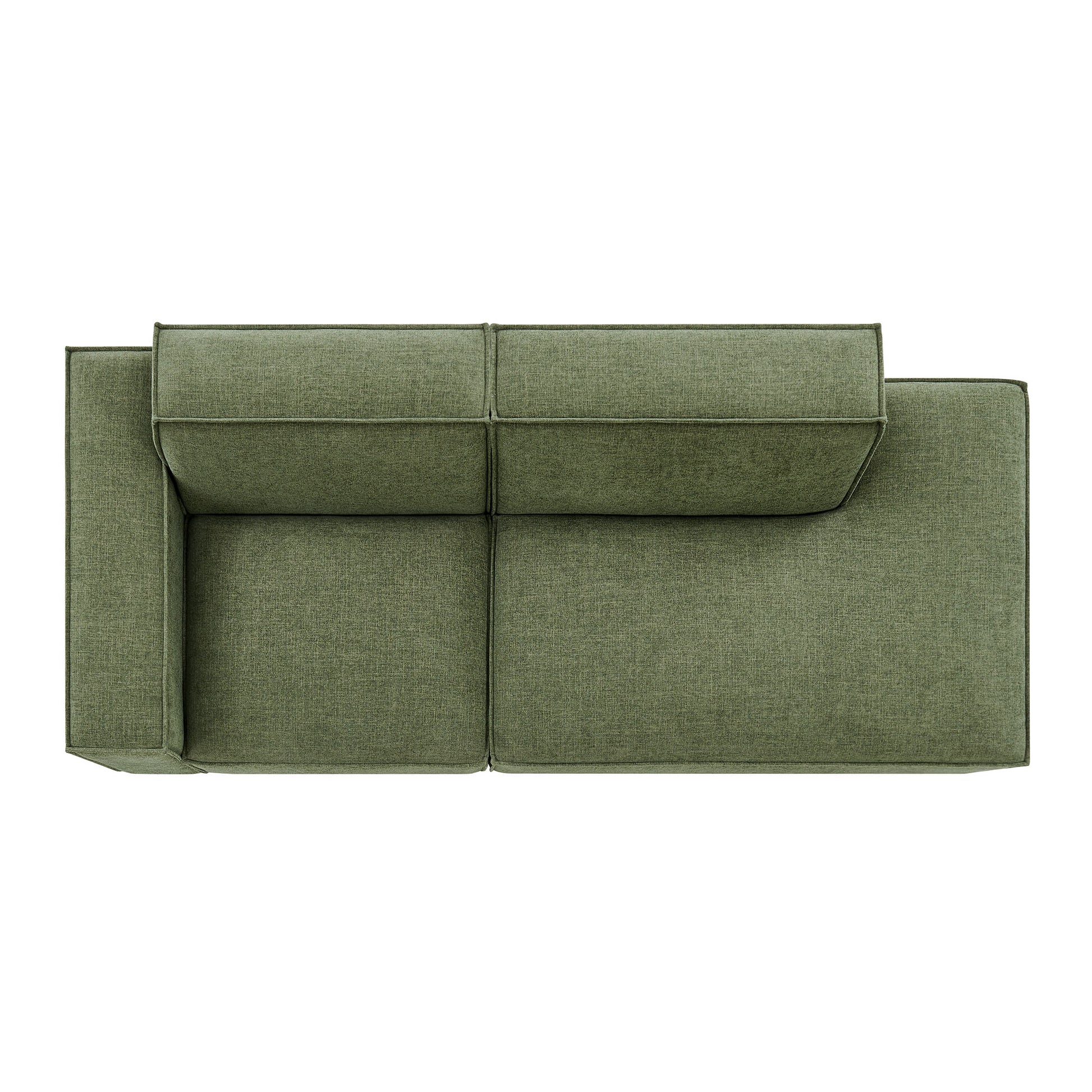 Restore 2-Piece Performance Fabric Upholstered Modular Loveseat