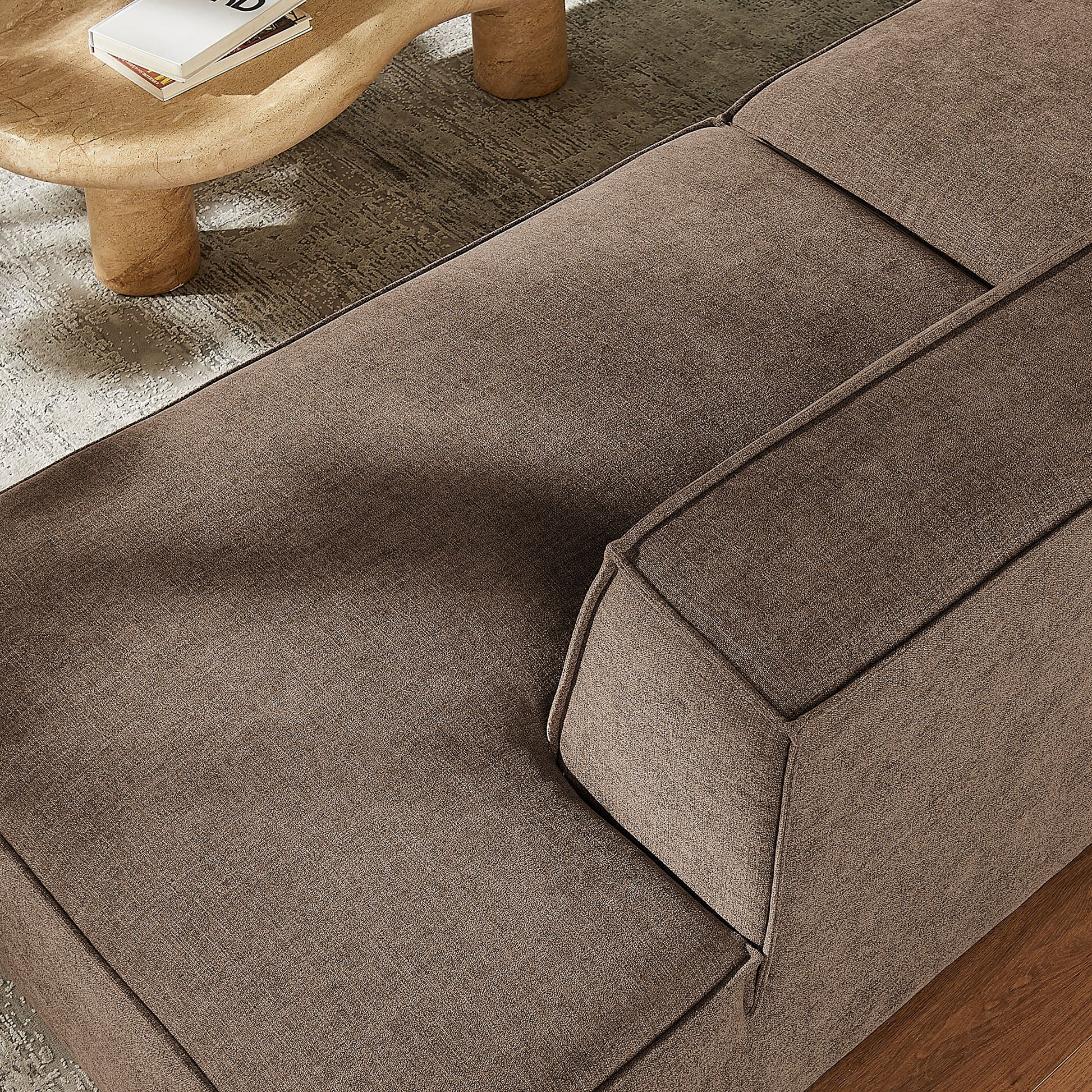 Restore 2-Piece Performance Fabric Upholstered Modular Loveseat