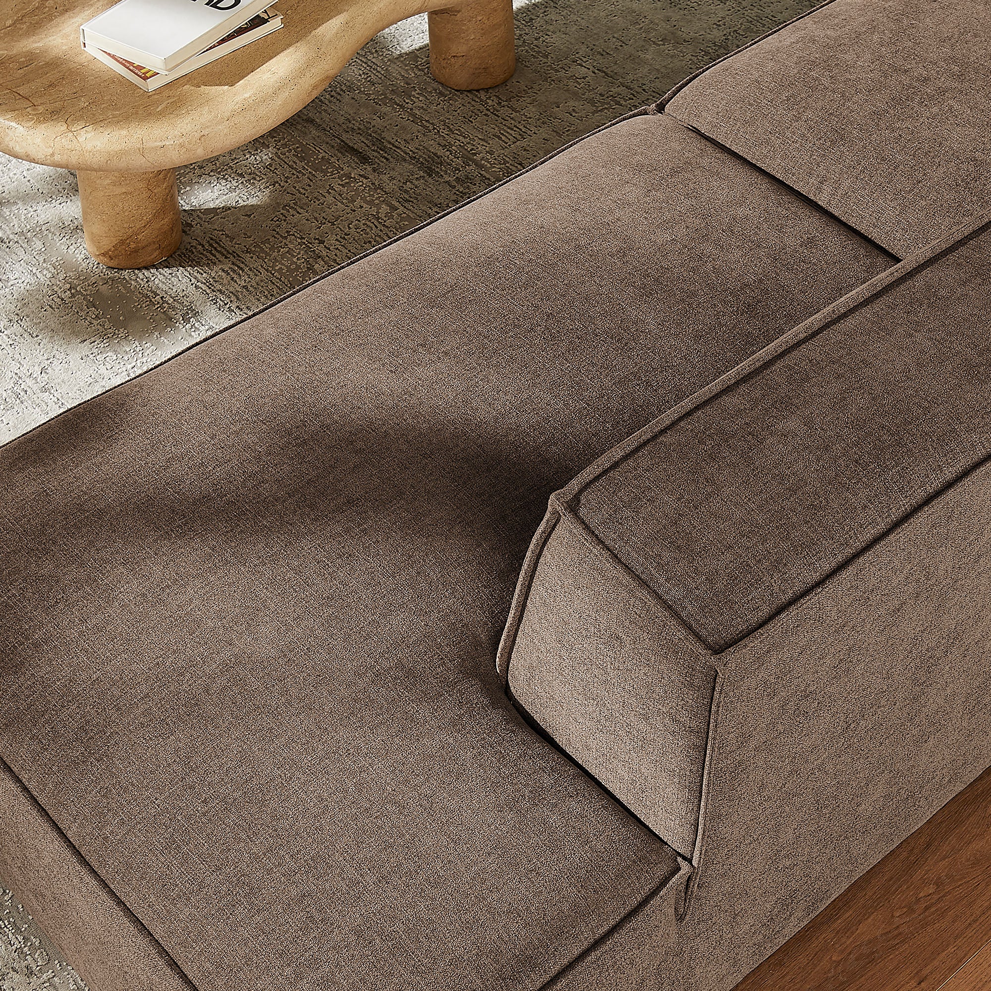 Restore 2-Piece Performance Fabric Upholstered Modular Loveseat