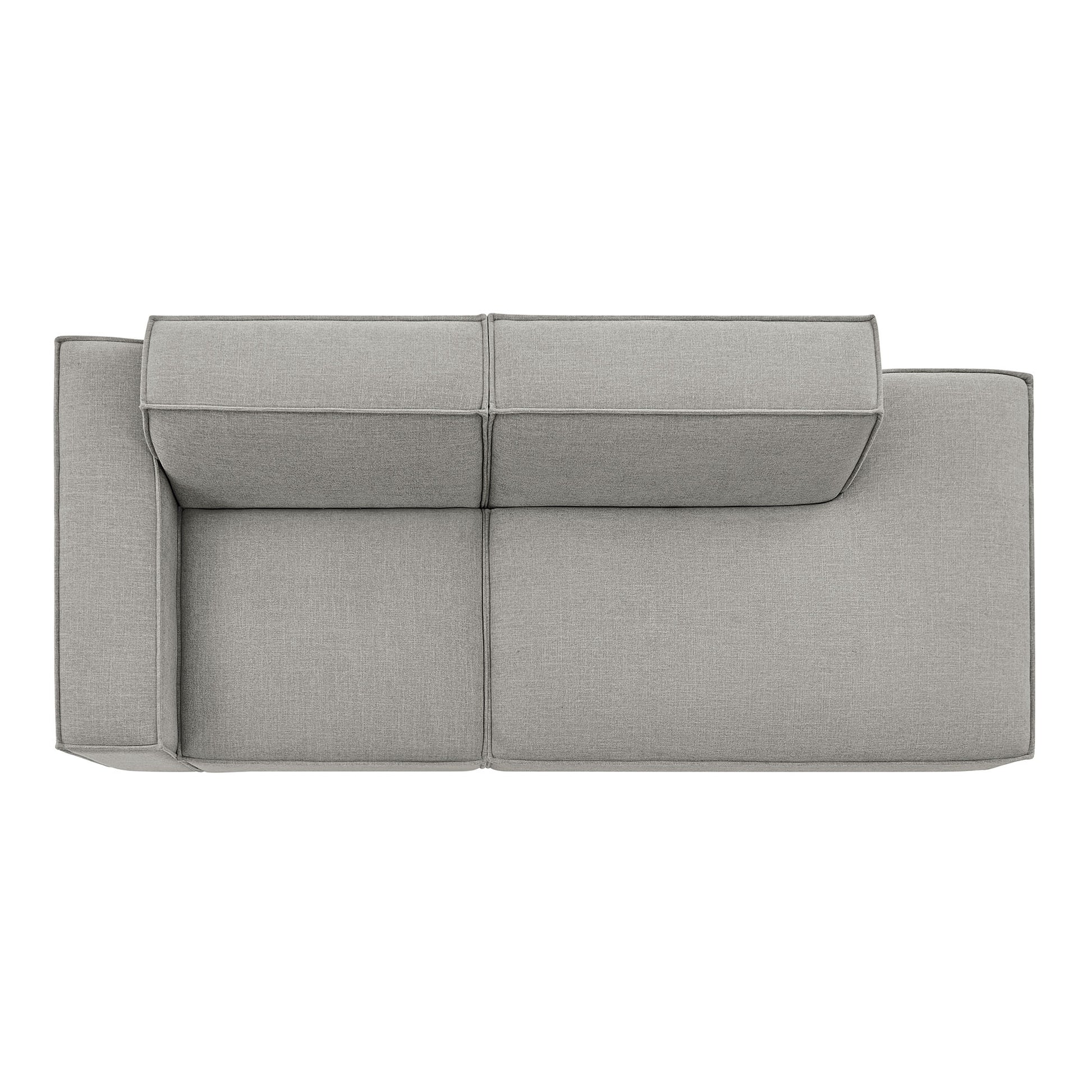 Restore 2-Piece Performance Fabric Upholstered Modular Loveseat