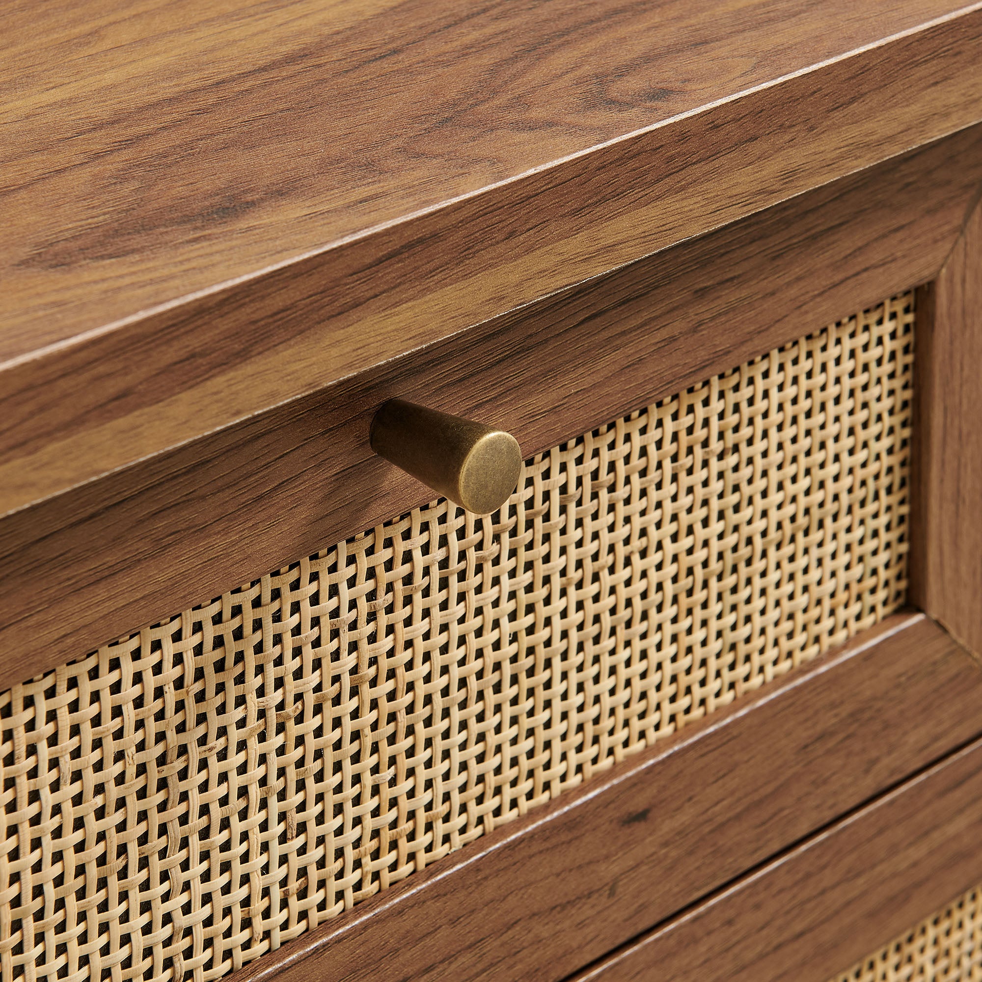 Soma 62 Inch Rattan Console Table