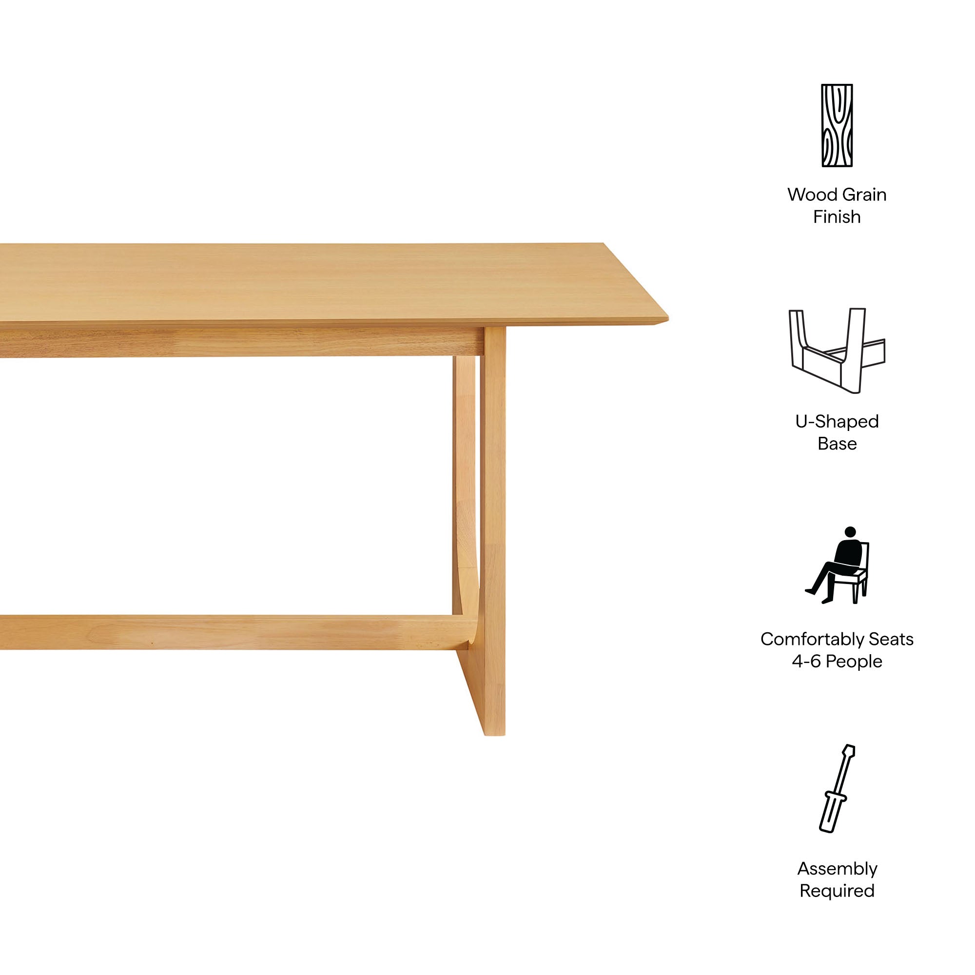 Ashcroft 69" Rectangular Dining Table - Walnut