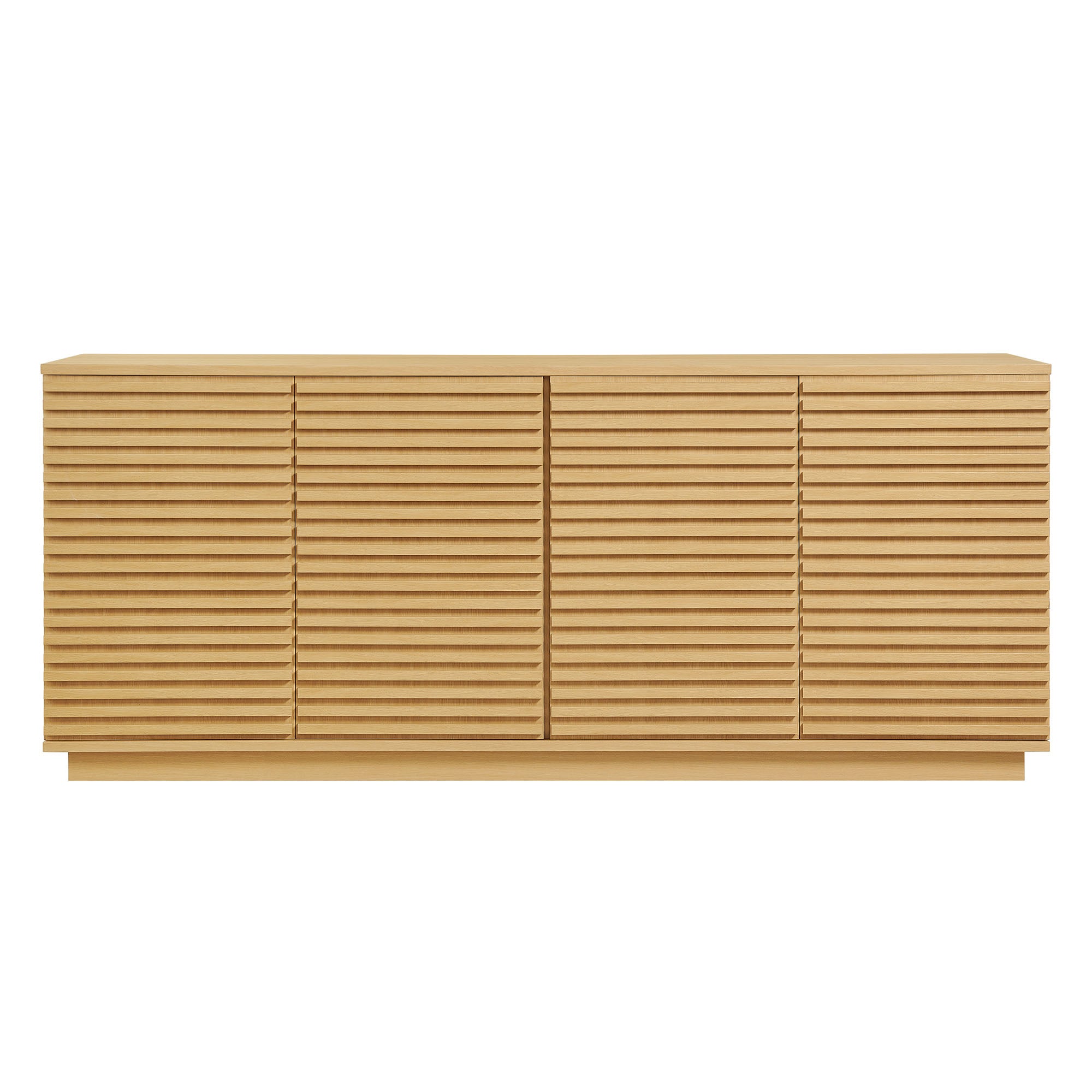 Render 4-Door Fluted Sideboard Cabinet TV Stand