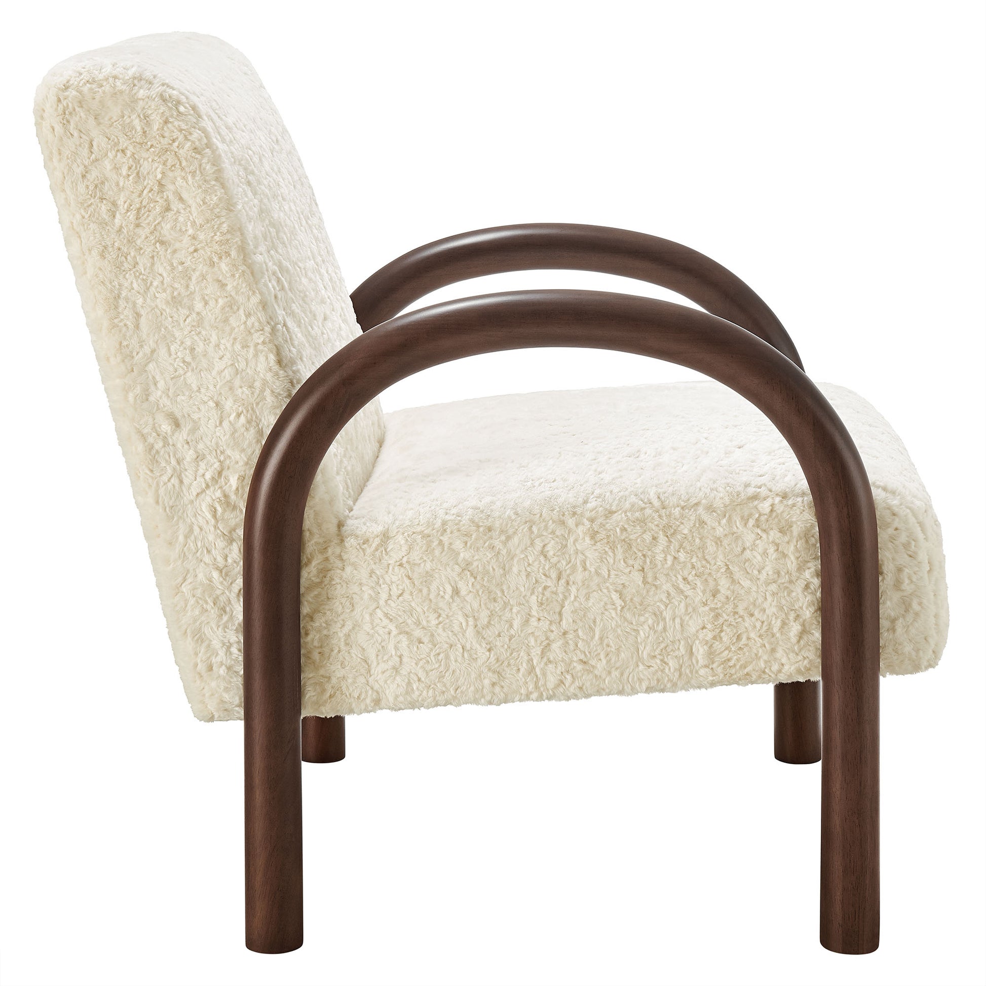 Arden Faux Shearling Accent Armchair