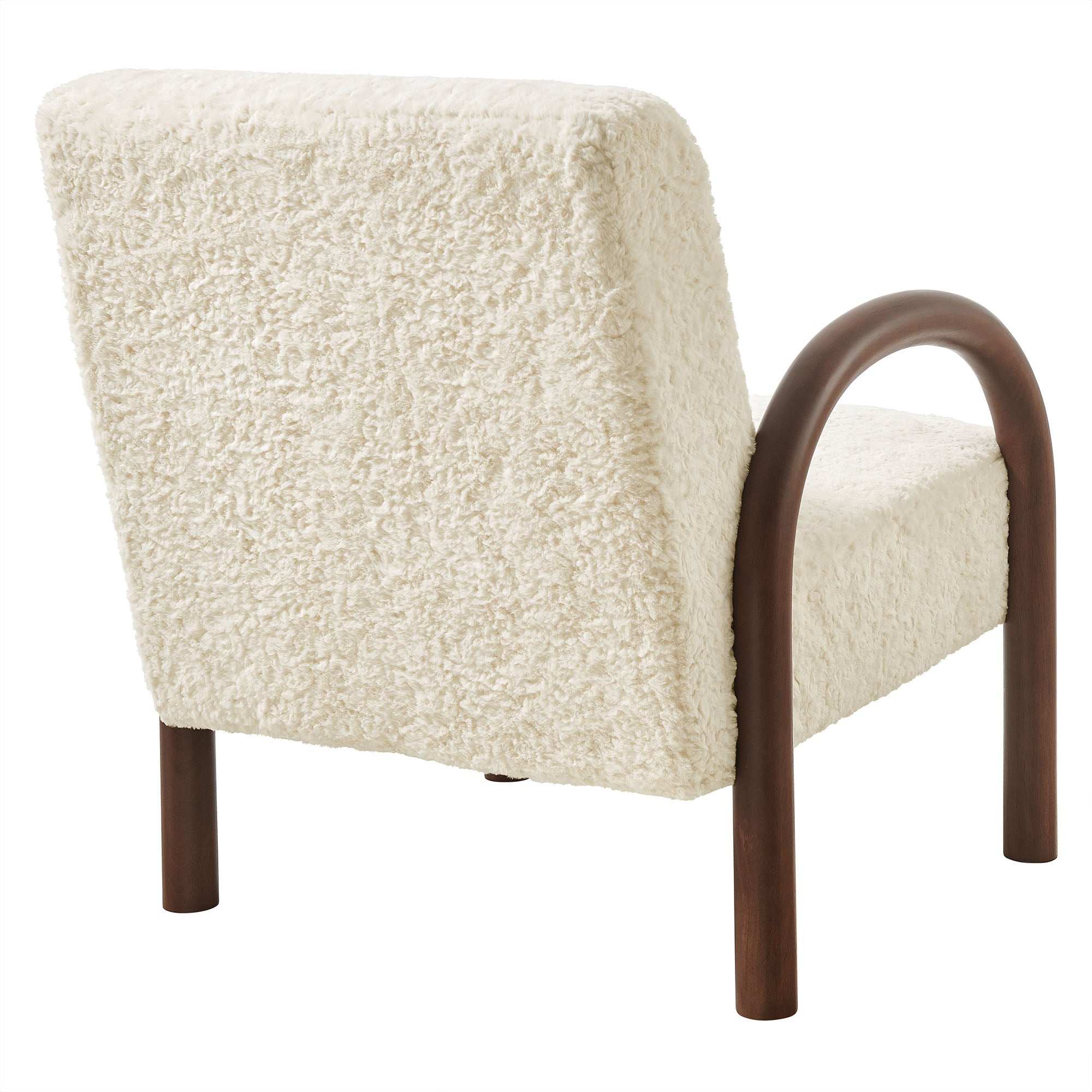 Arden Faux Shearling Accent Armchair