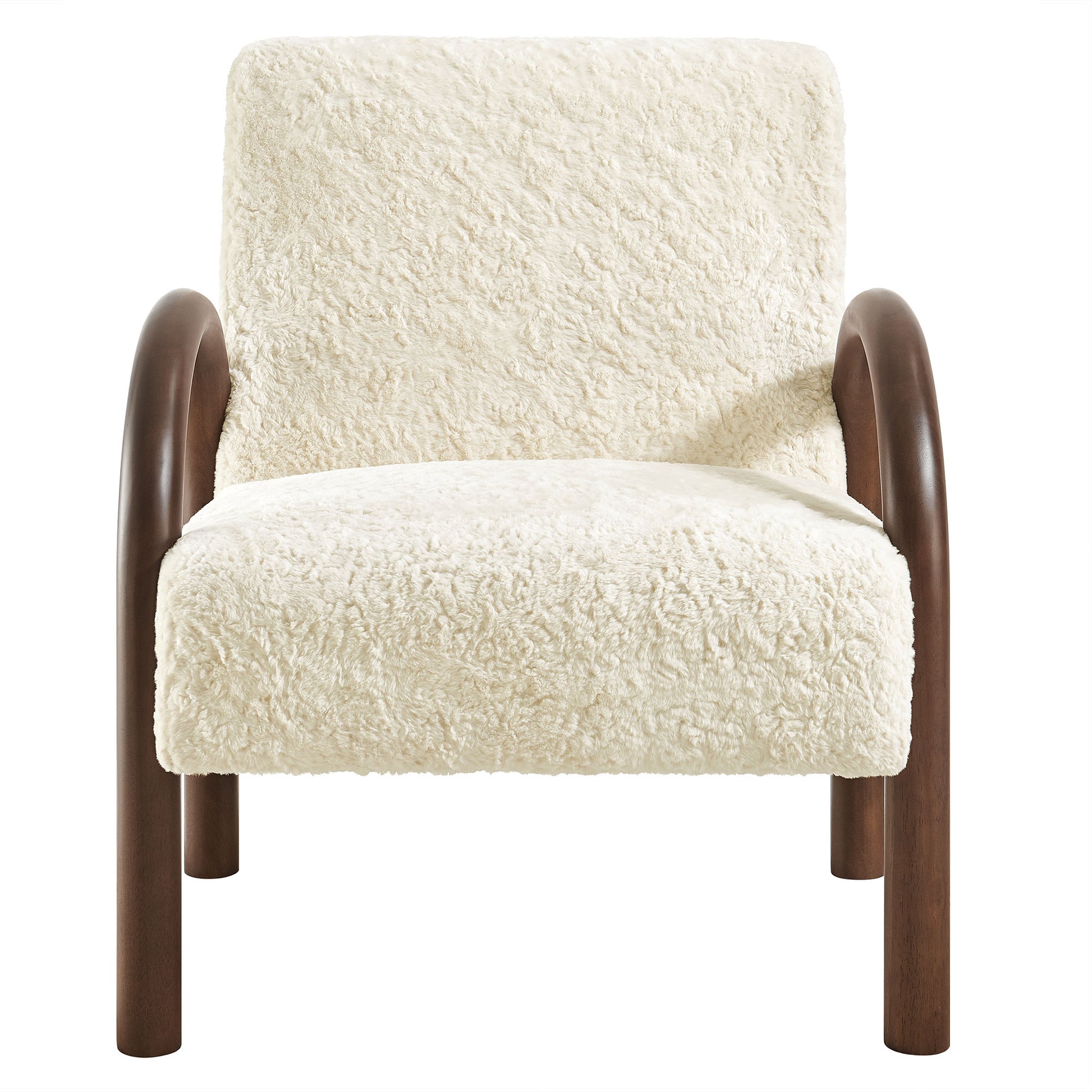 Arden Faux Shearling Accent Armchair