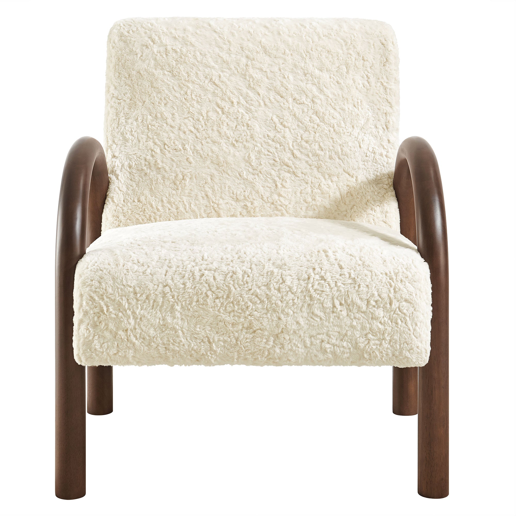 Arden Faux Shearling Accent Armchair