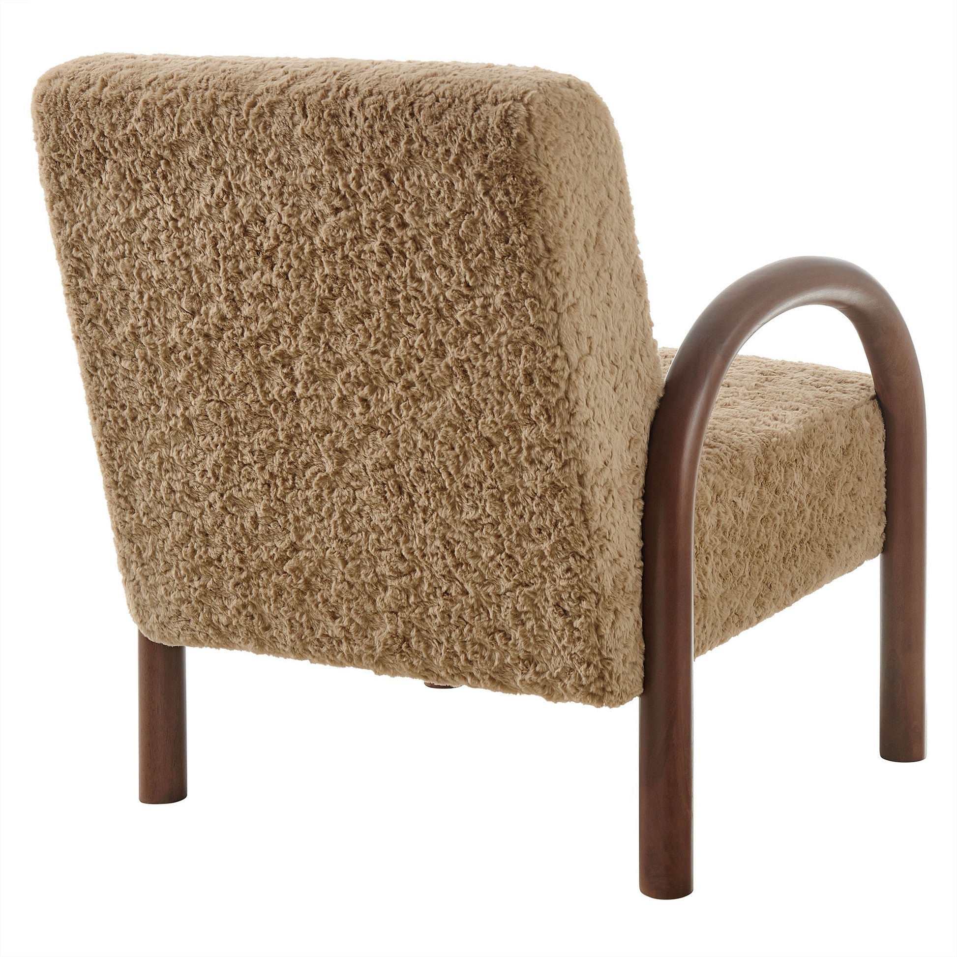 Arden Faux Shearling Accent Armchair