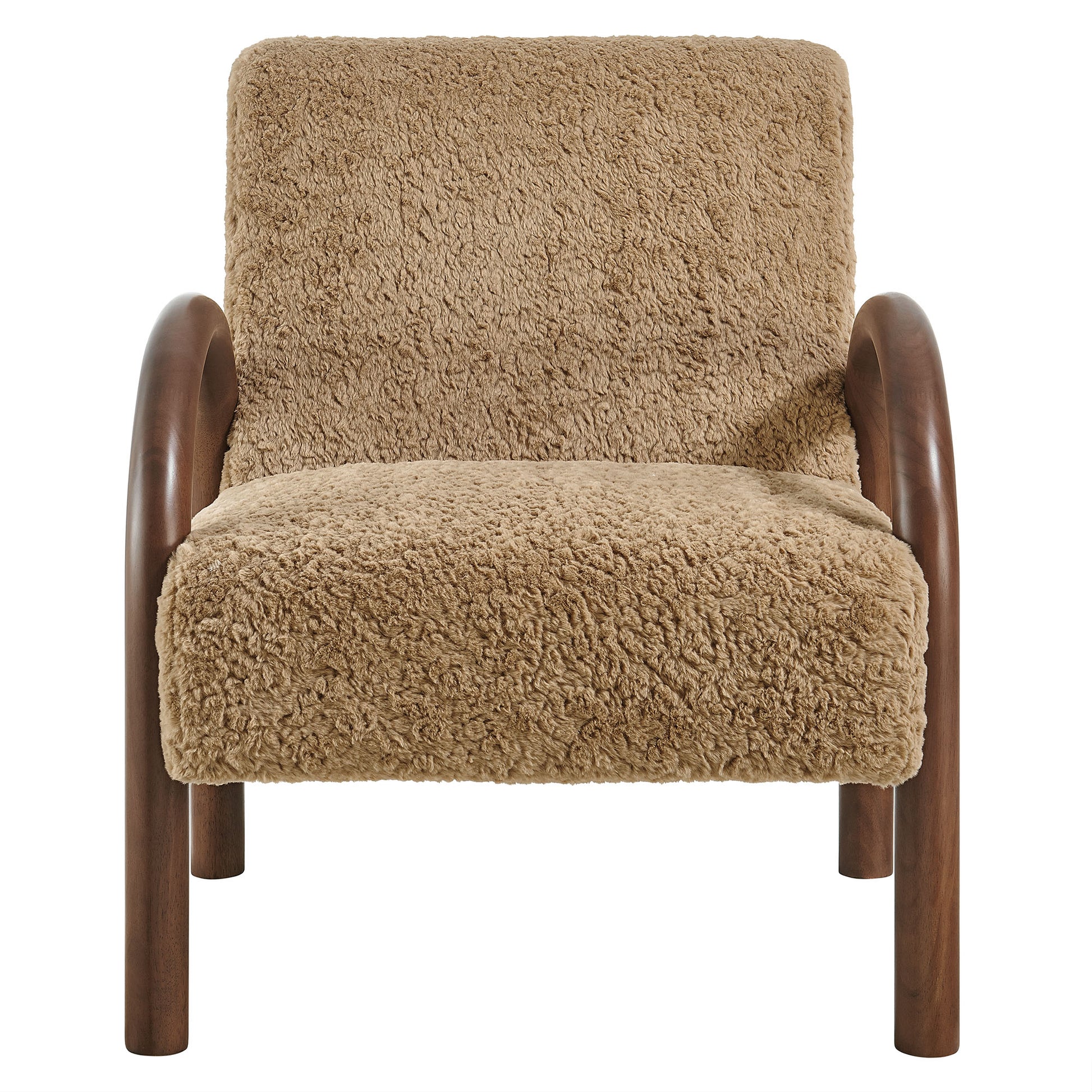 Arden Faux Shearling Accent Armchair
