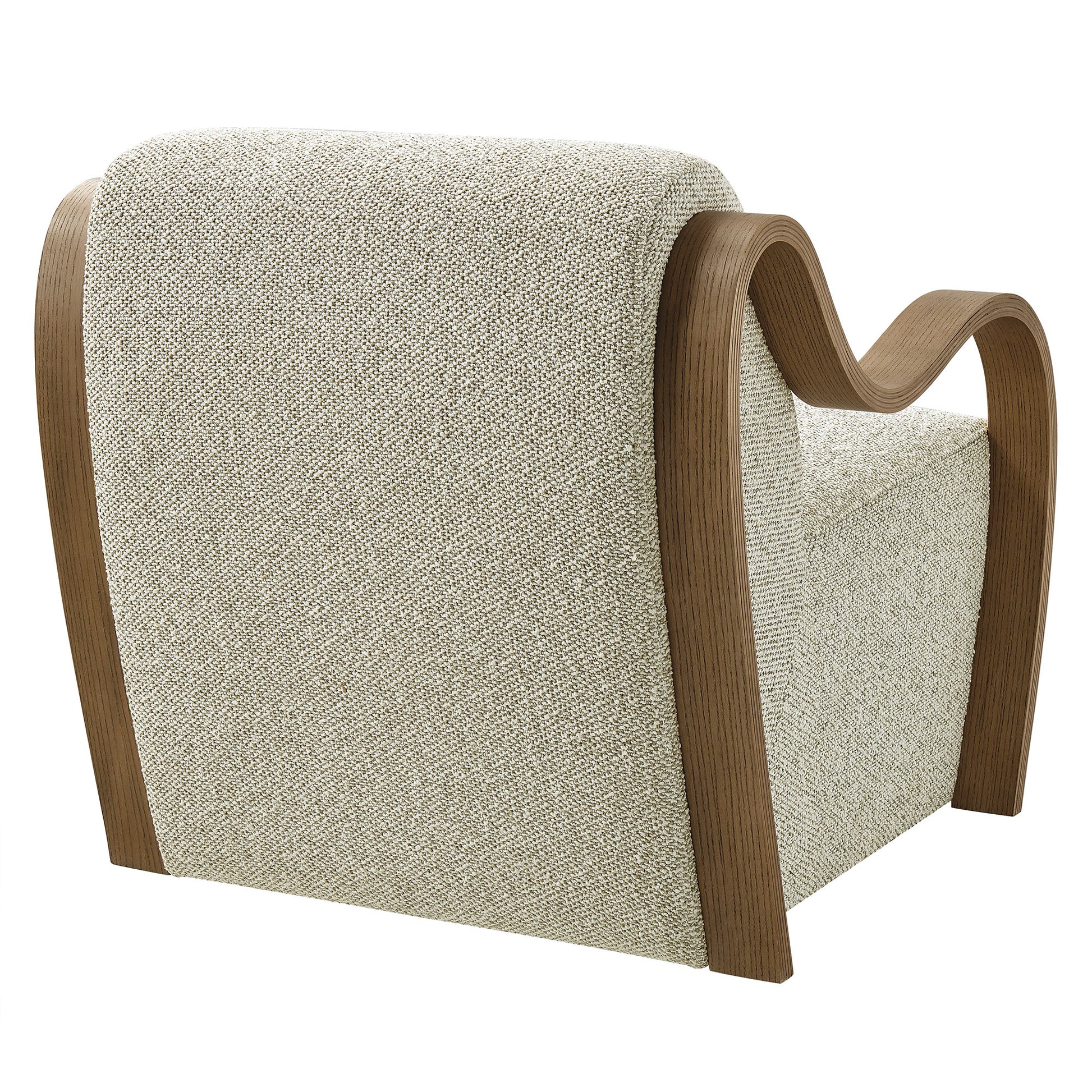 Atrium Lattice Boucle Accent Armchair