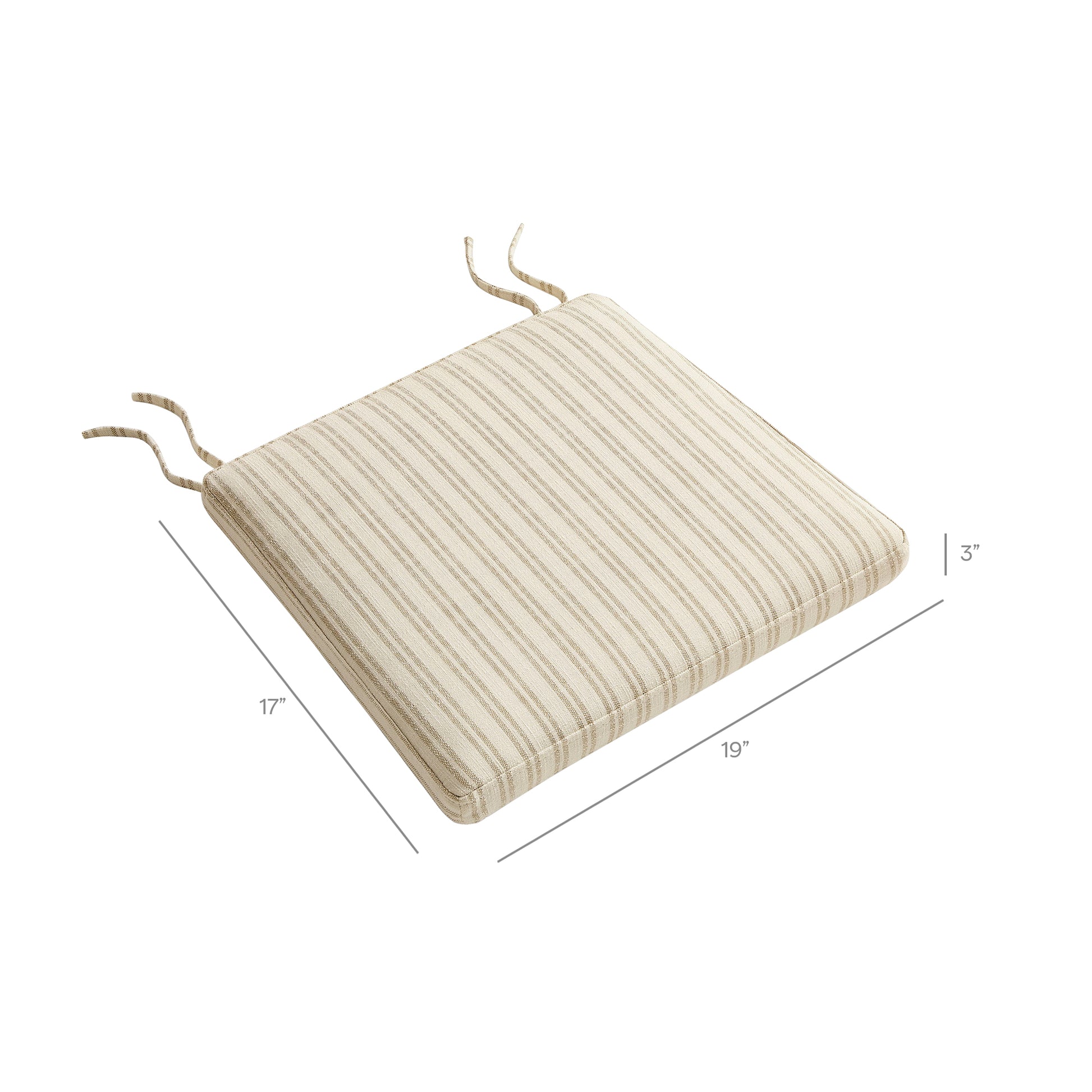 Jax Fabric Dining Chair Seat Cushion