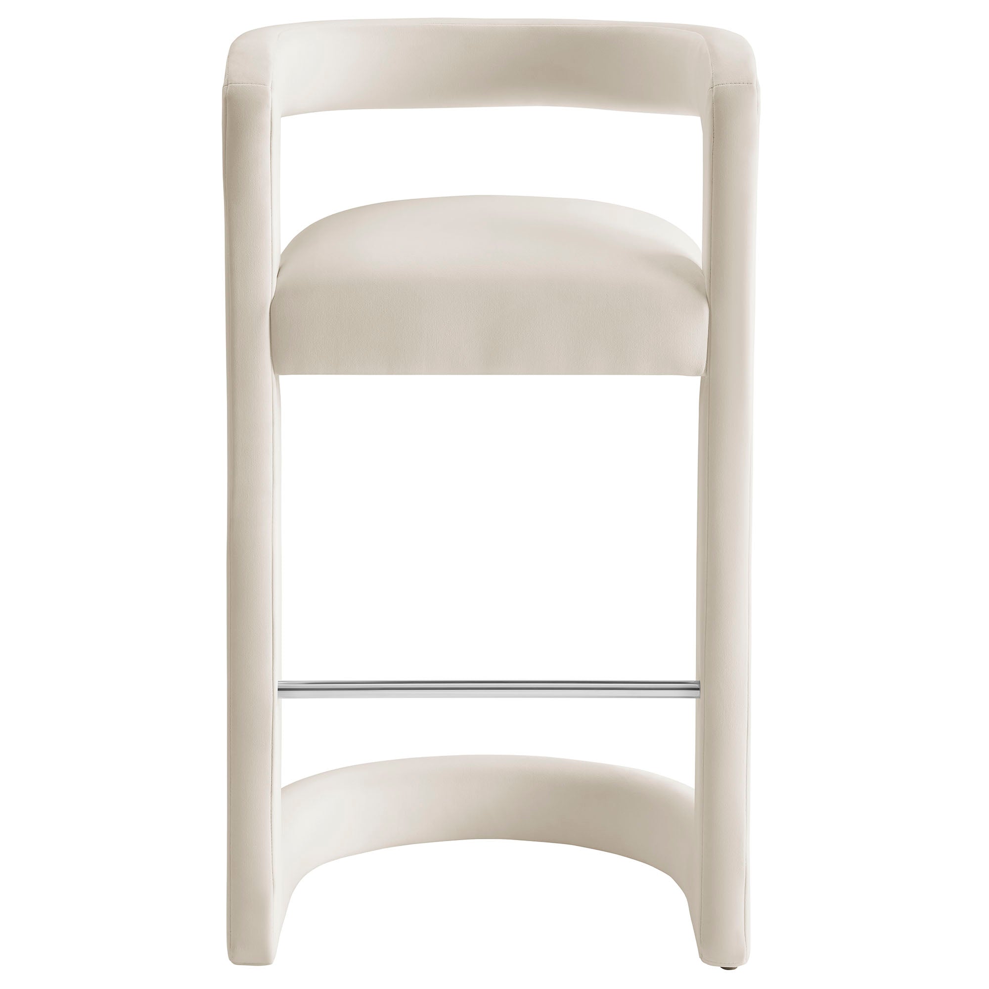 Winslow Performance Velvet Bar Stool Set of 2 by Modway
